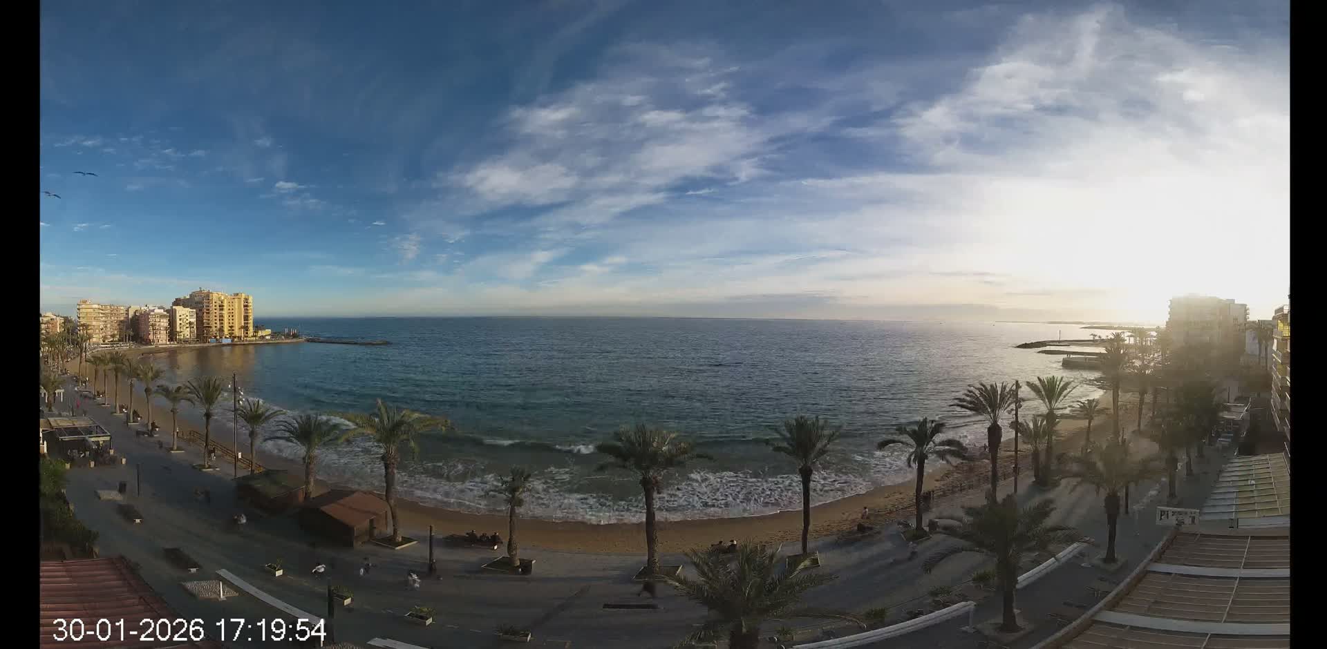 Torrevieja Cura Beach Live Cam - Alicante, Valencia, Spain