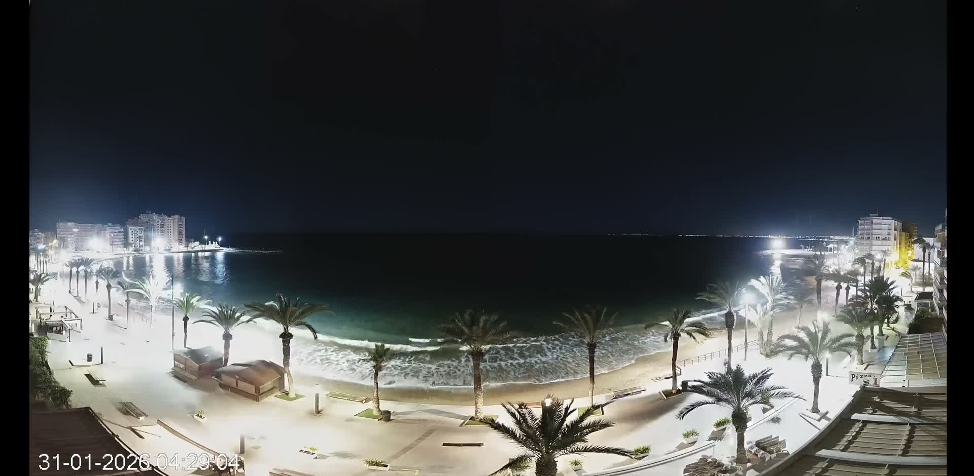 Torrevieja Cura Beach Live Cam - Alicante, Valencia, Spain