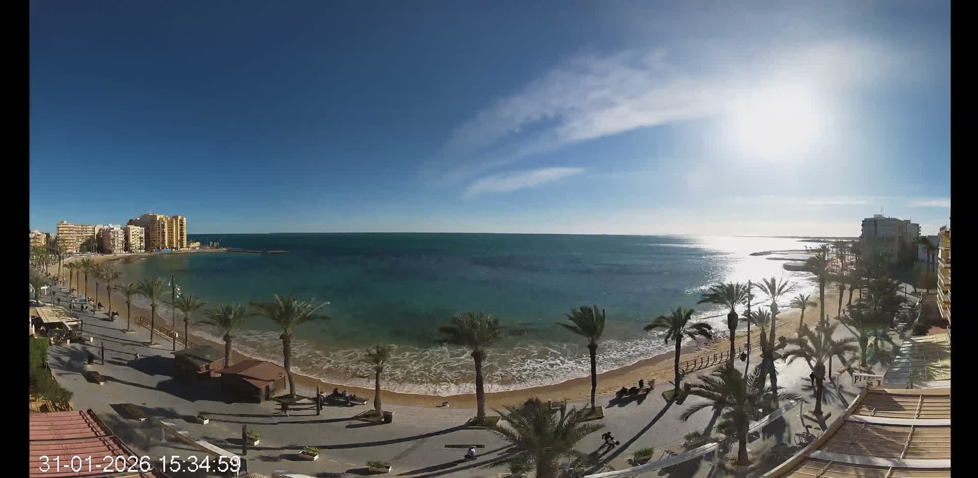 Torrevieja Cura Beach Live Cam - Alicante, Valencia, Spain