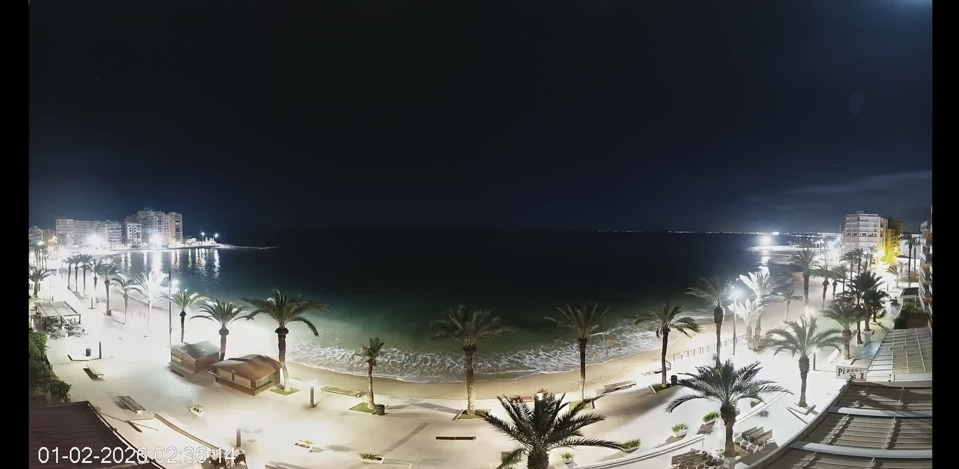 Torrevieja Cura Beach Live Cam - Alicante, Valencia, Spain