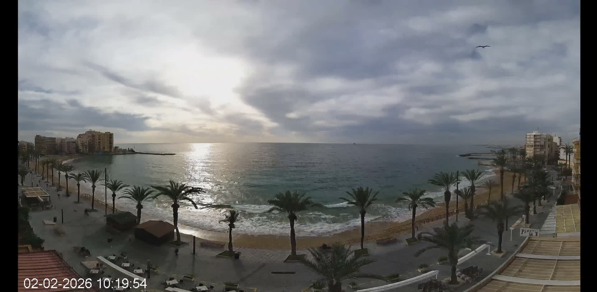 Torrevieja Cura Beach Live Cam - Alicante, Valencia, Spain