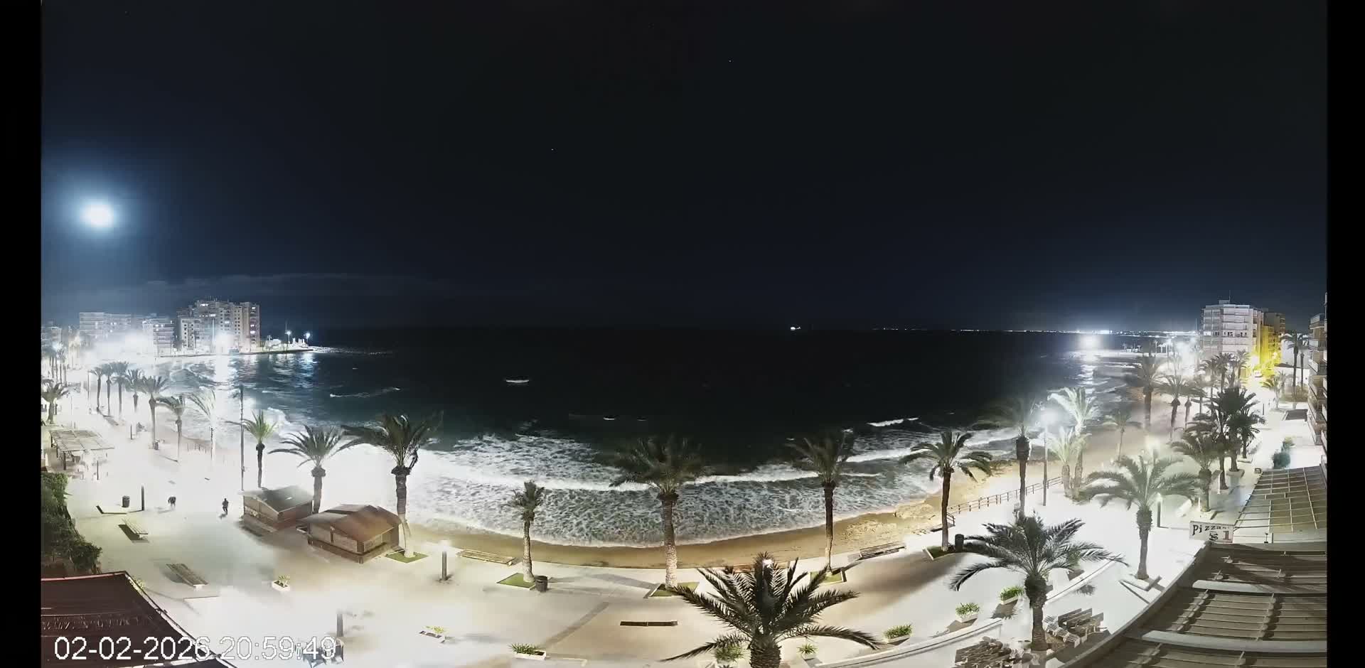 Torrevieja Cura Beach Live Cam - Alicante, Valencia, Spain