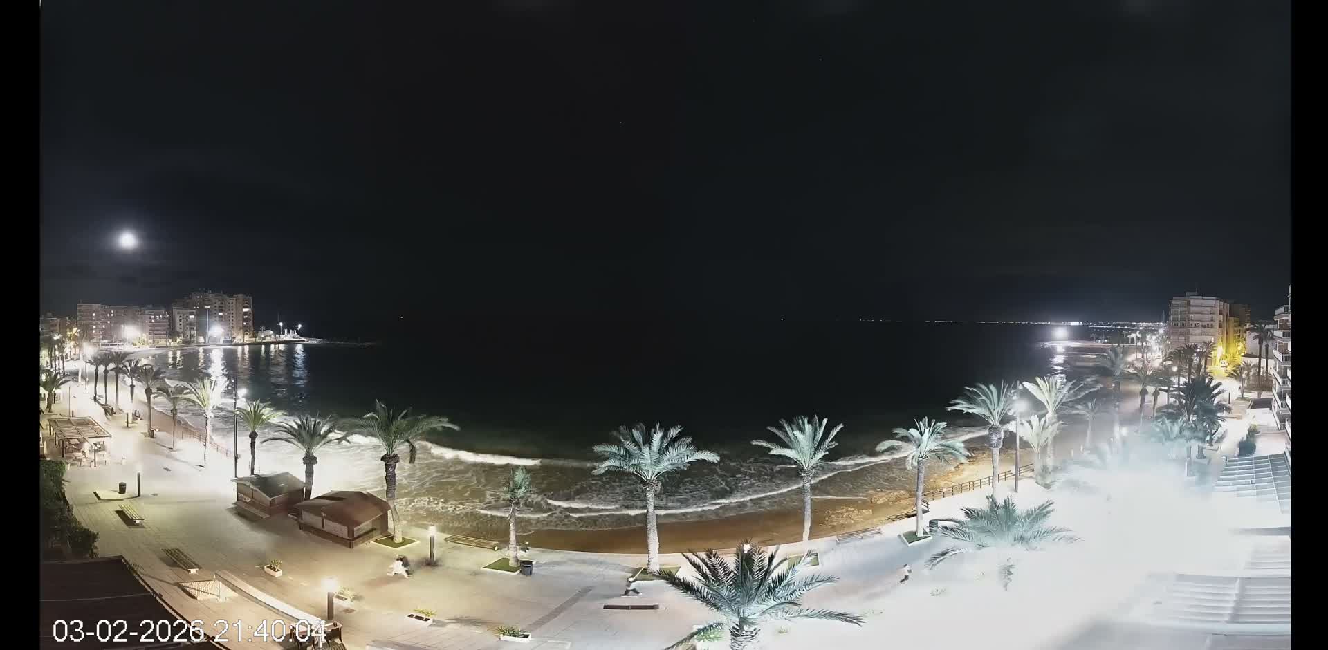 Torrevieja Cura Beach Live Cam - Alicante, Valencia, Spain