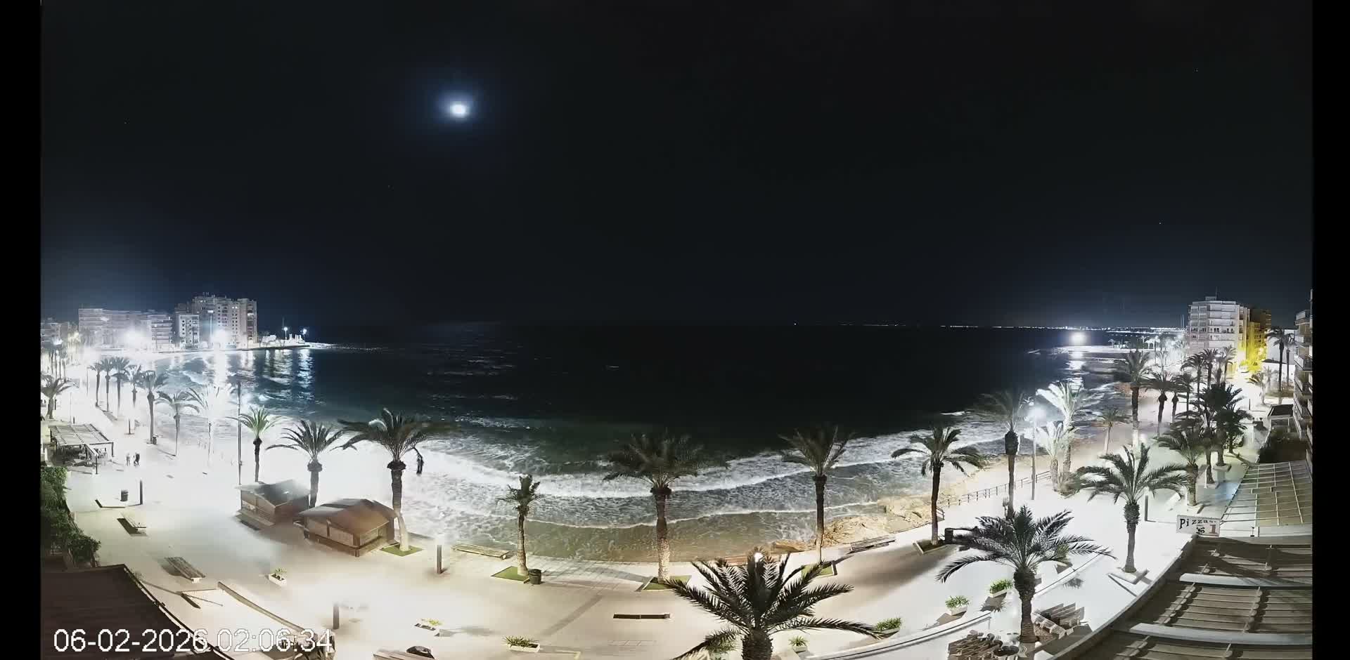 Torrevieja Cura Beach Live Cam - Alicante, Valencia, Spain