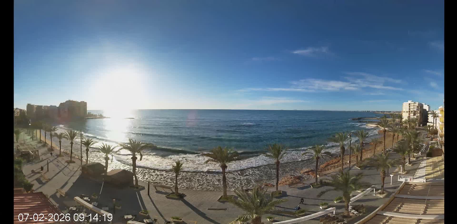 Torrevieja Cura Beach Live Cam - Alicante, Valencia, Spain