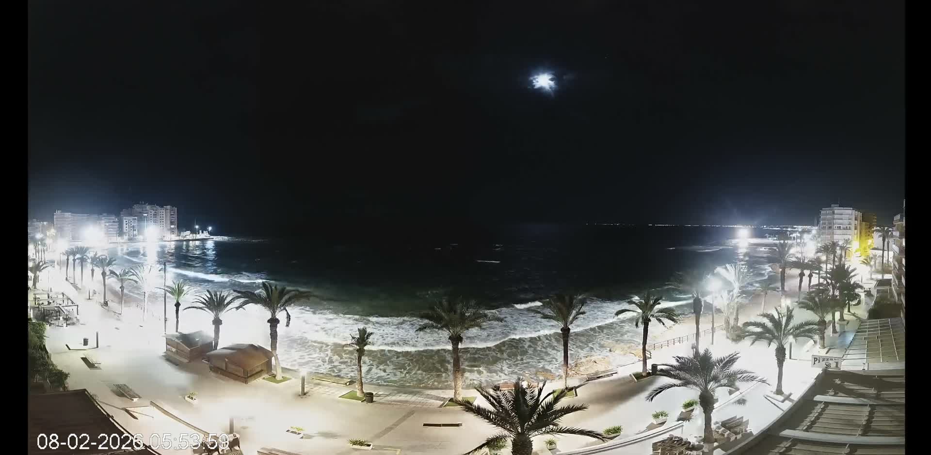 Torrevieja Cura Beach Live Cam - Alicante, Valencia, Spain