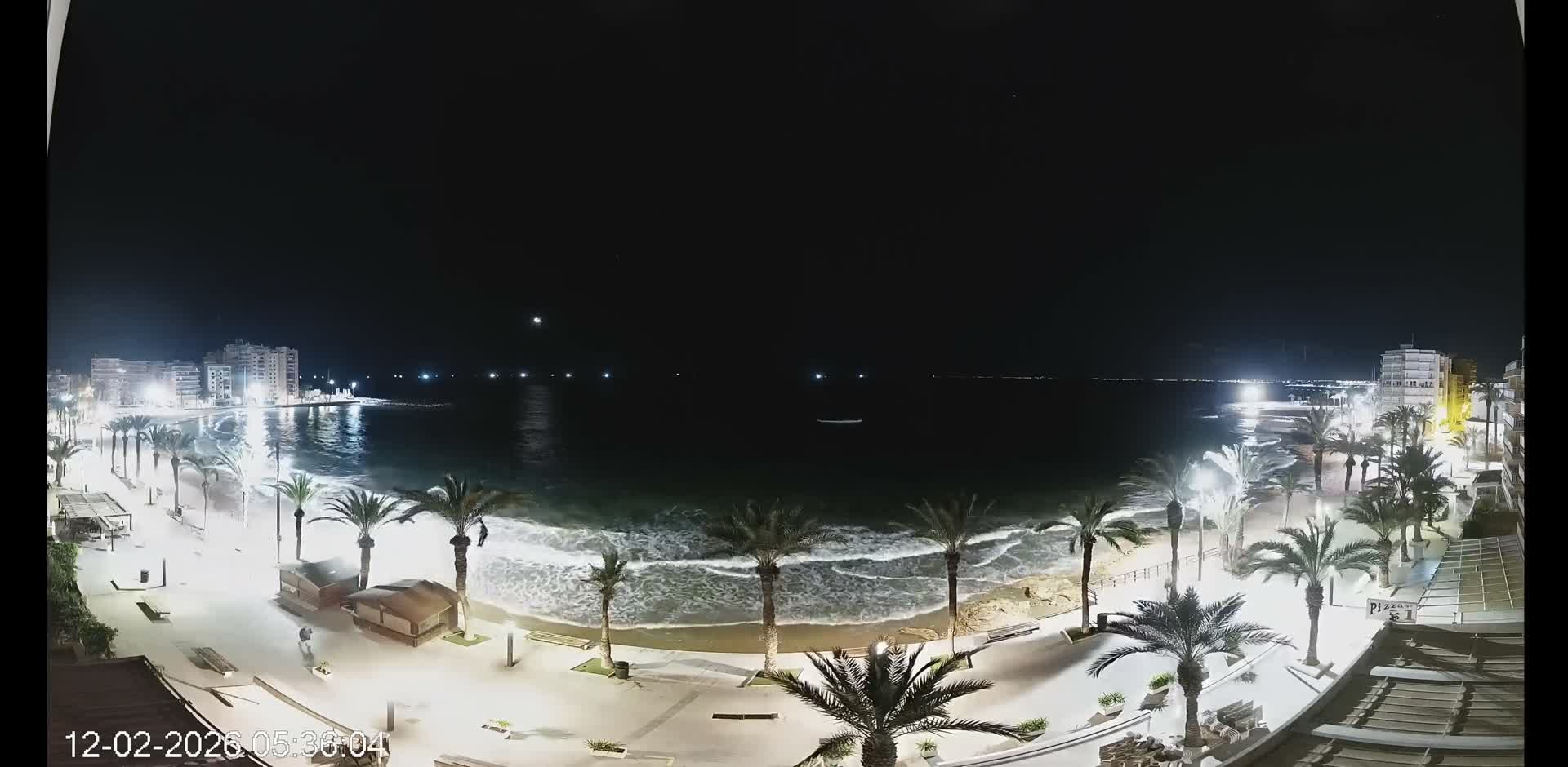 Torrevieja Cura Beach Live Cam - Alicante, Valencia, Spain