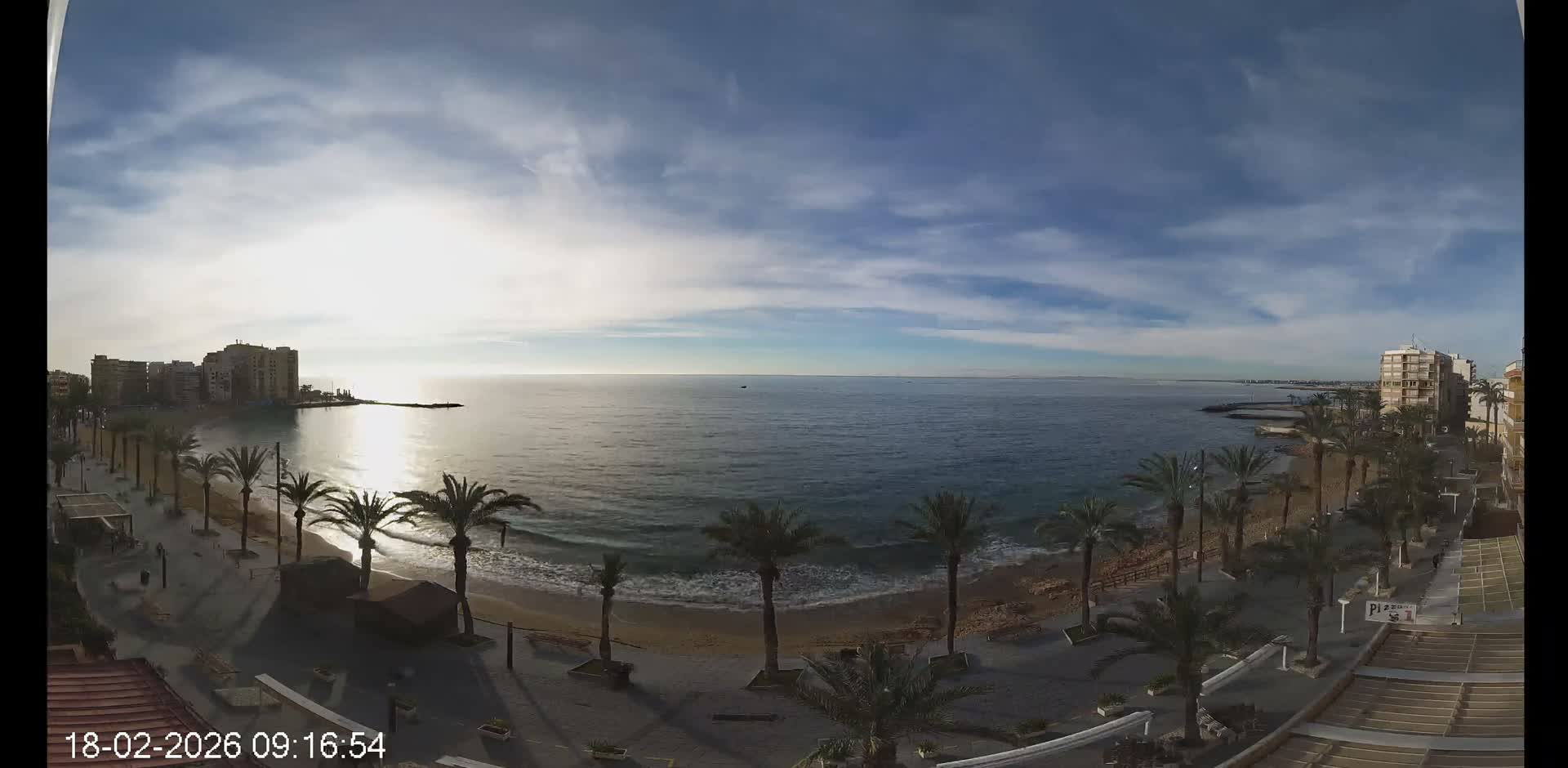 Torrevieja Cura Beach Live Cam - Alicante, Valencia, Spain