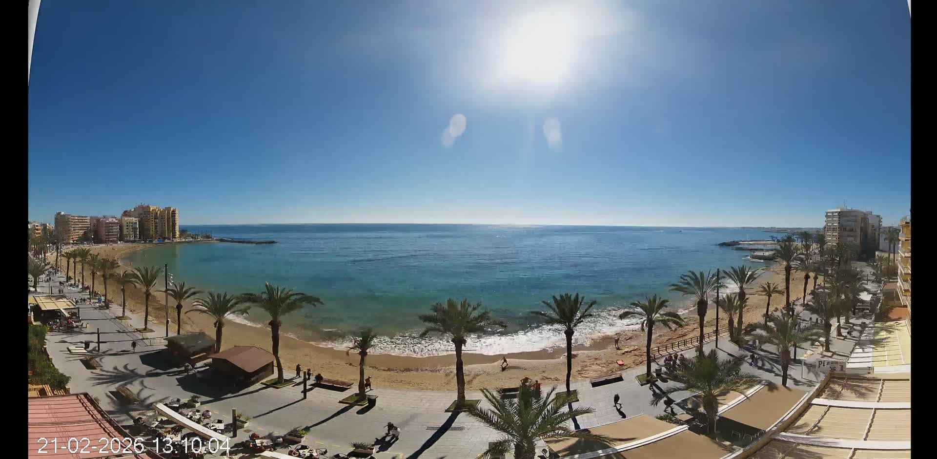 Torrevieja Cura Beach Live Cam - Alicante, Valencia, Spain