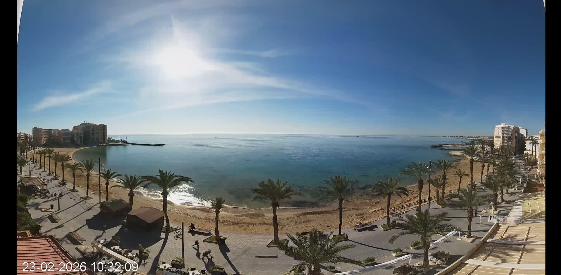 Torrevieja Cura Beach Live Cam - Alicante, Valencia, Spain