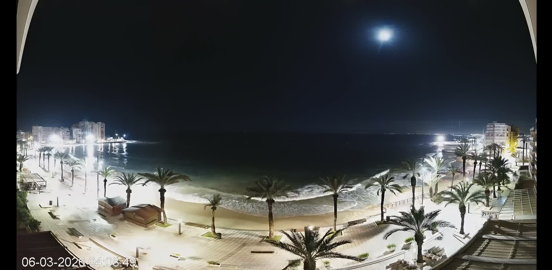 Torrevieja Cura Beach Live Cam - Alicante, Valencia, Spain