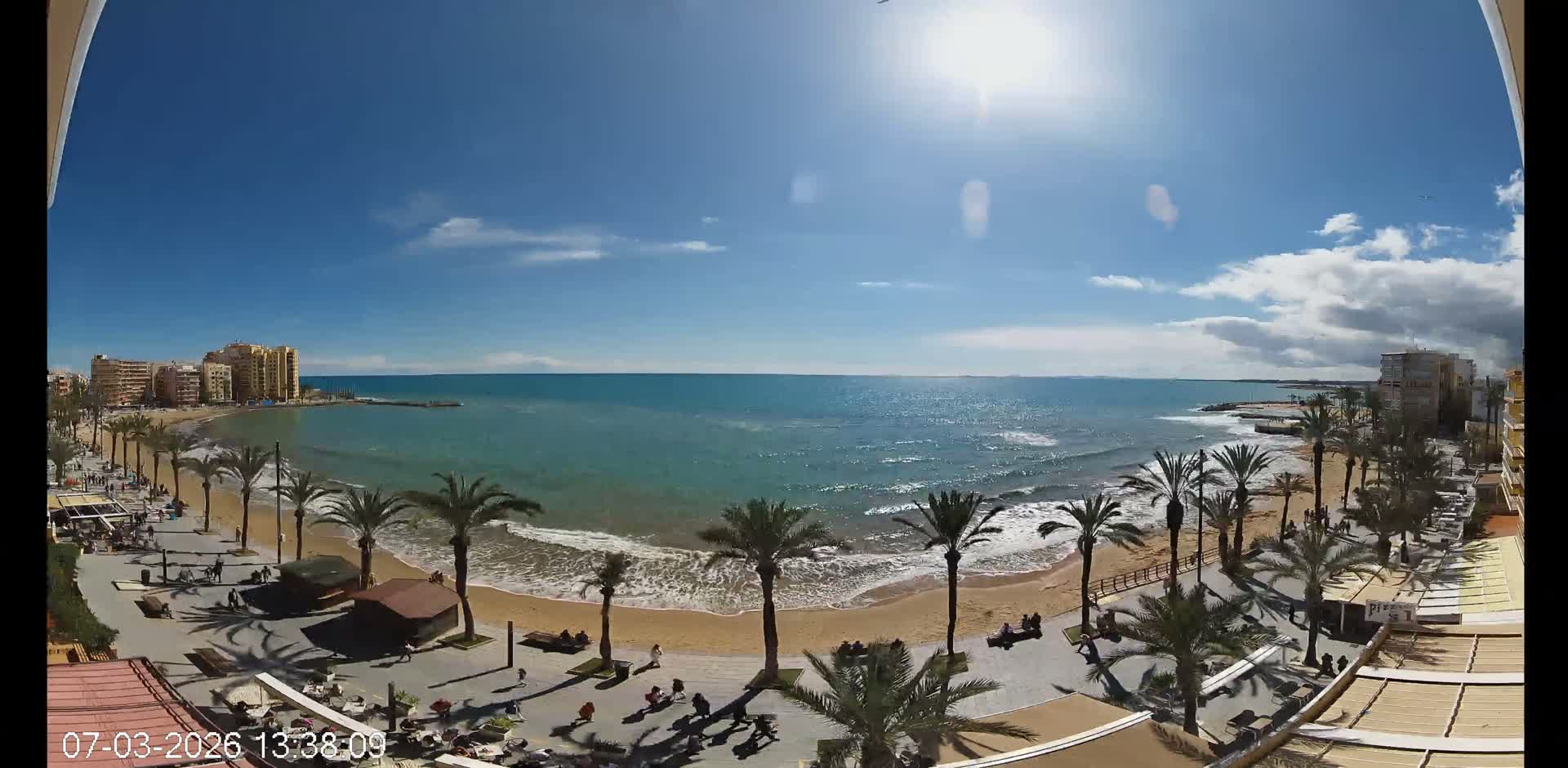 Torrevieja Cura Beach Live Cam - Alicante, Valencia, Spain