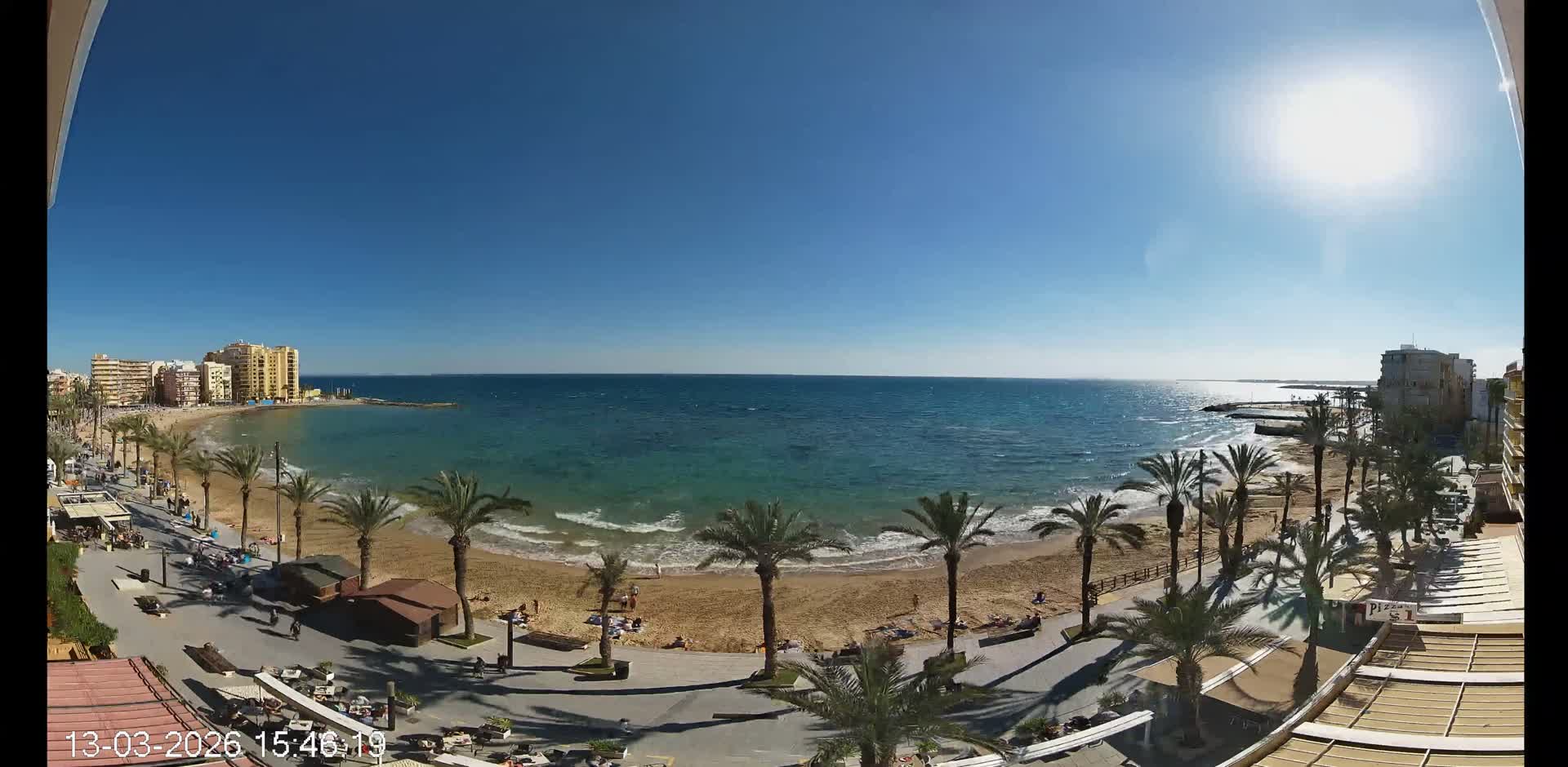 Torrevieja Cura Beach Live Cam - Alicante, Valencia, Spain