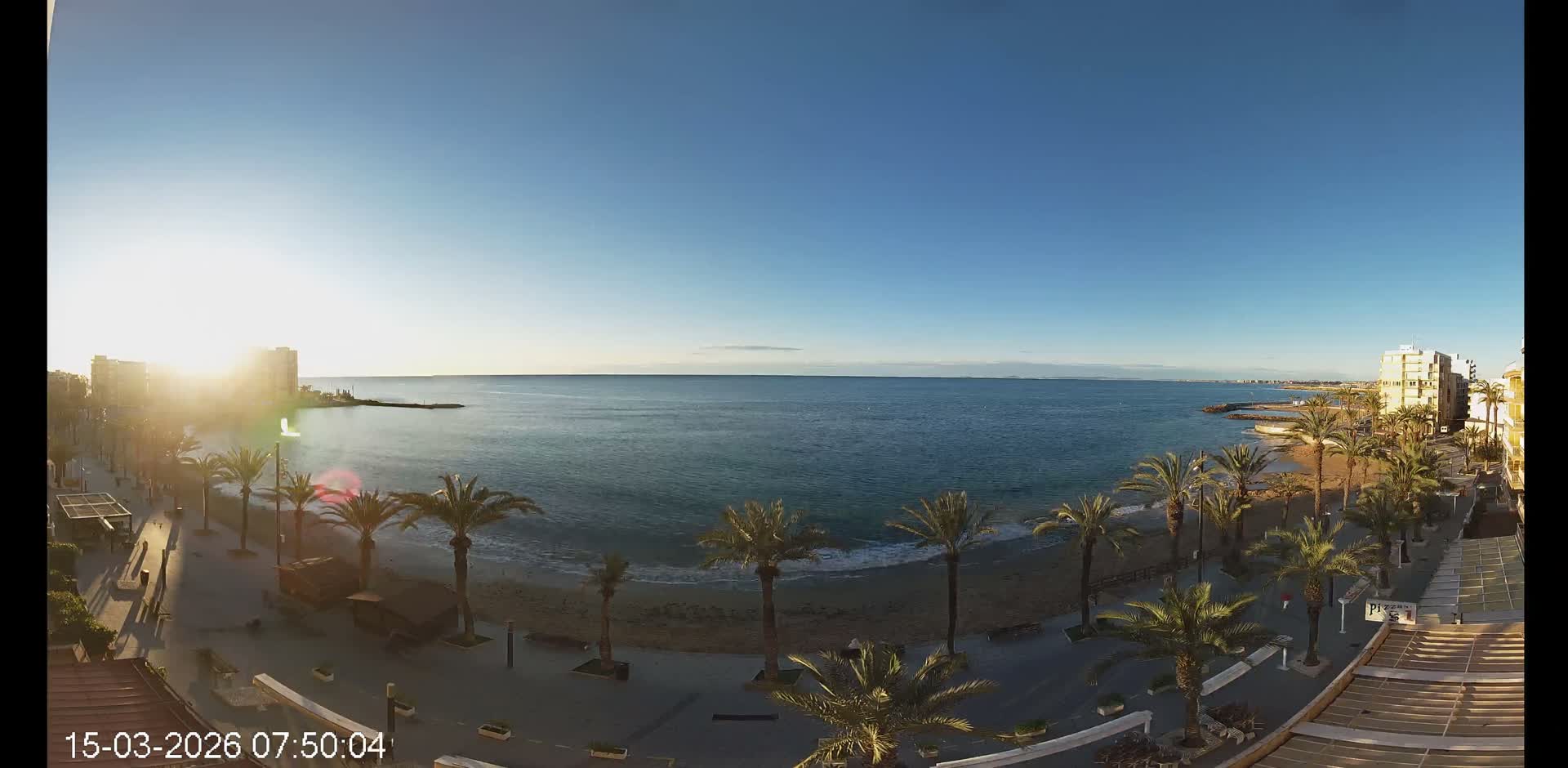 Torrevieja Cura Beach Live Cam - Alicante, Valencia, Spain