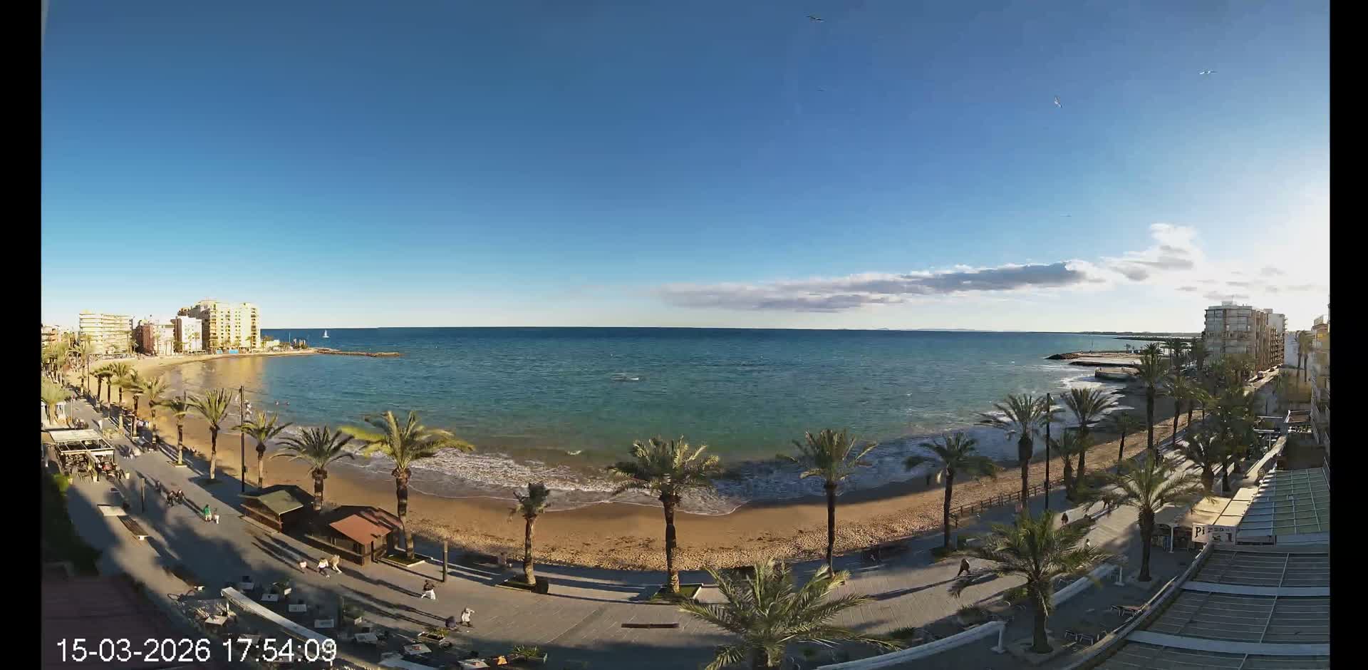 Torrevieja Cura Beach Live Cam - Alicante, Valencia, Spain