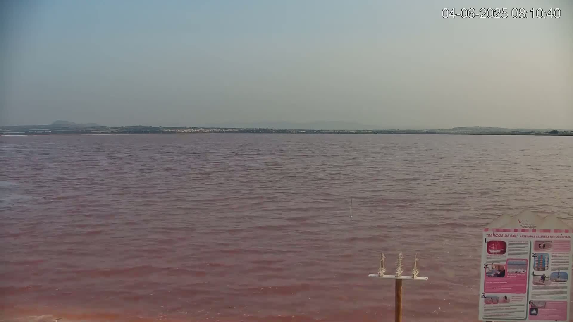 Torrevieja Rosa Lake (Lago Rosa) Live Cam - Torrevieja, Alicante, Valencia, Spain