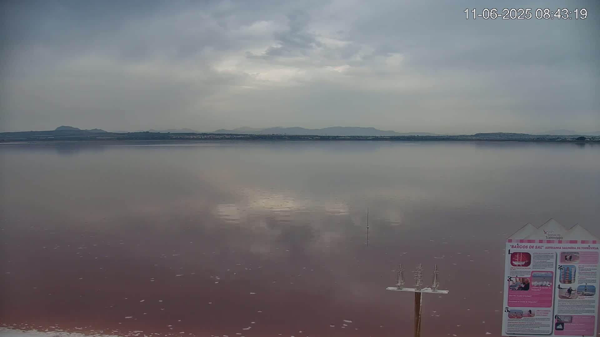 Torrevieja Rosa Lake (Lago Rosa) Live Cam - Torrevieja, Alicante, Valencia, Spain