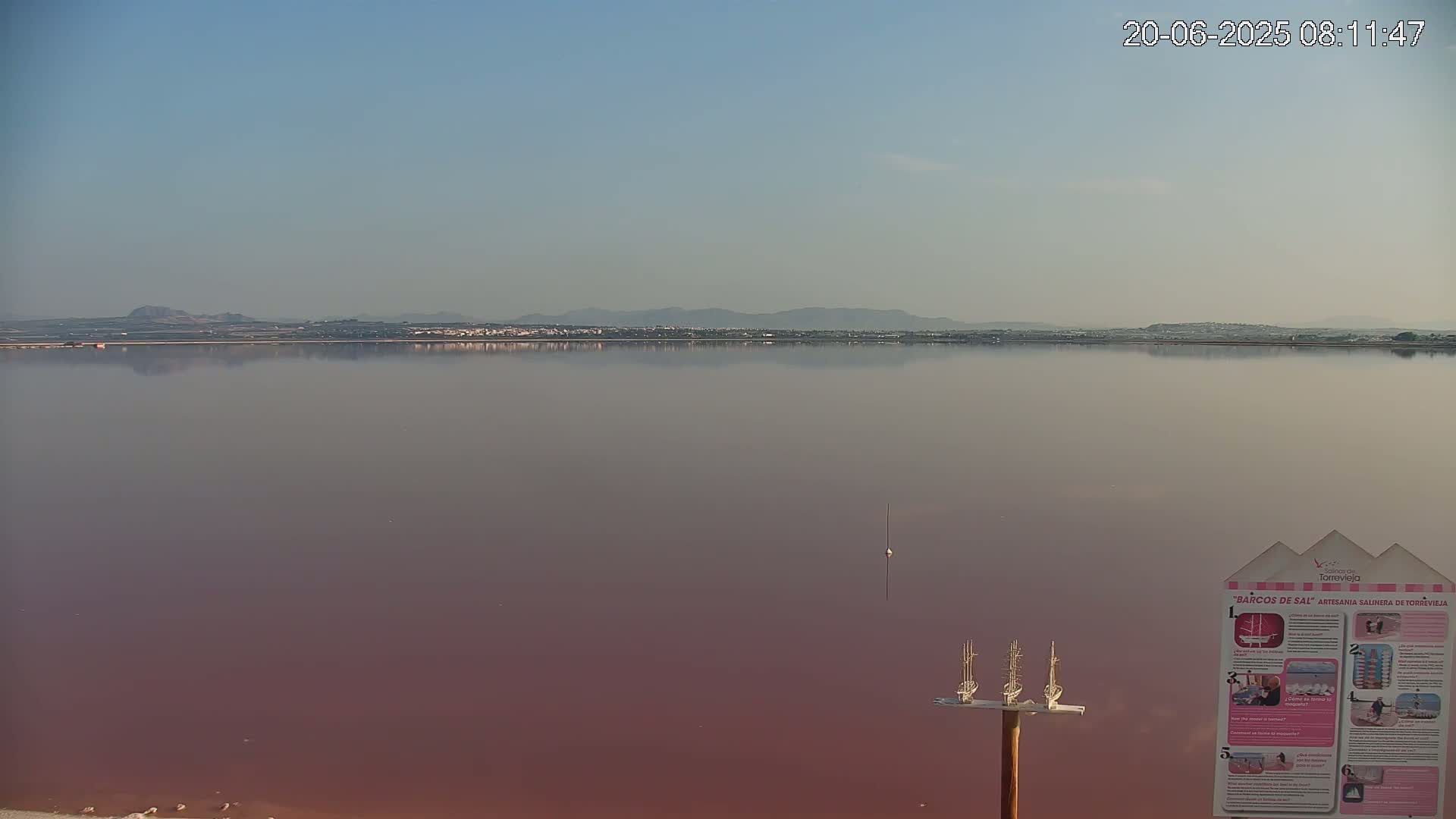 Torrevieja Rosa Lake (Lago Rosa) Live Cam - Torrevieja, Alicante, Valencia, Spain