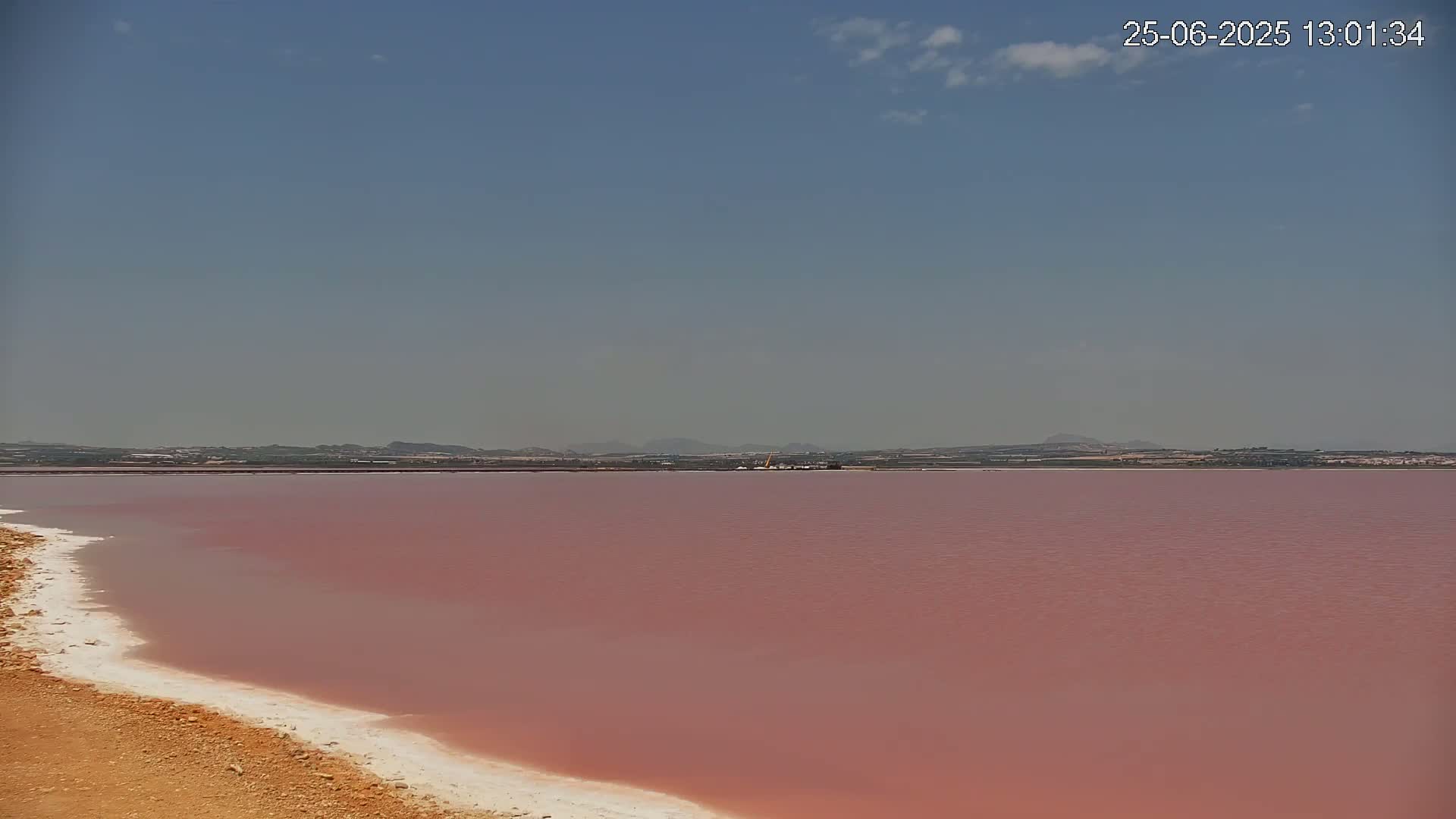 Torrevieja Rosa Lake (Lago Rosa) Live Cam - Torrevieja, Alicante, Valencia, Spain