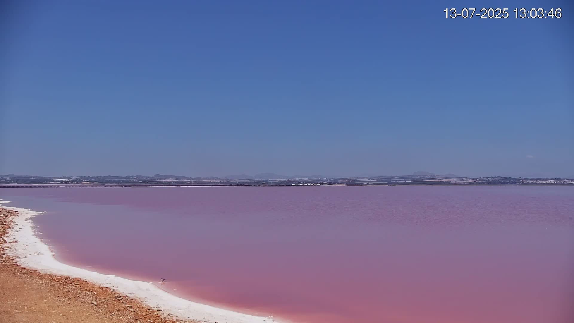 Torrevieja Rosa Lake (Lago Rosa) Live Cam - Torrevieja, Alicante, Valencia, Spain