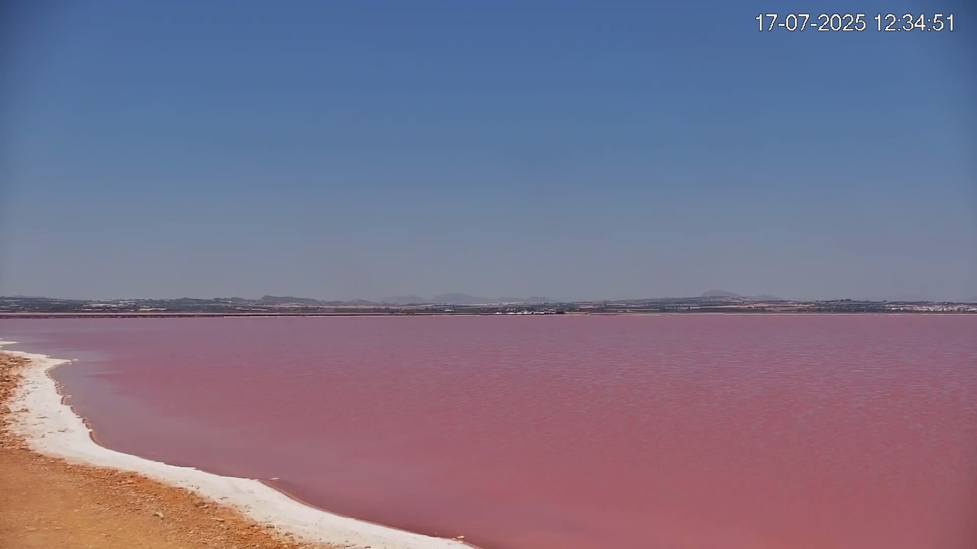 Torrevieja Rosa Lake (Lago Rosa) Live Cam - Torrevieja, Alicante, Valencia, Spain