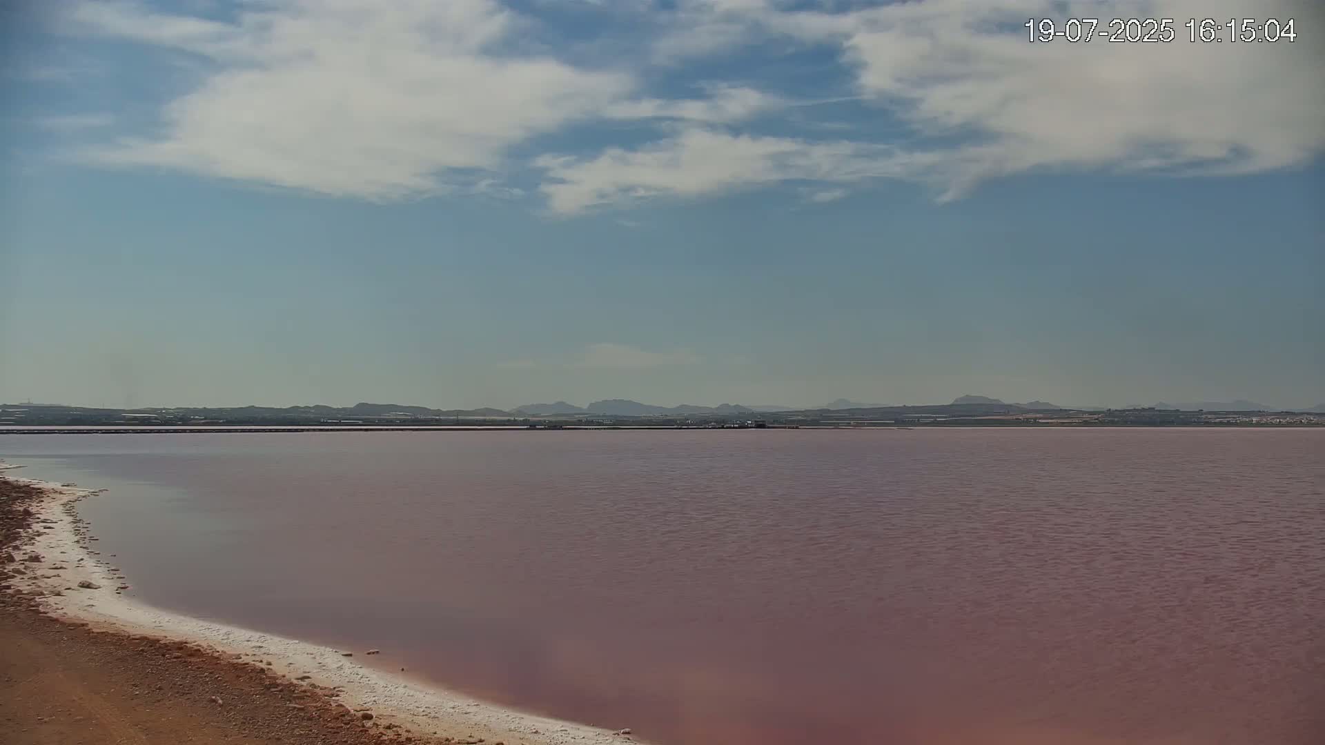 Torrevieja Rosa Lake (Lago Rosa) Live Cam - Torrevieja, Alicante, Valencia, Spain