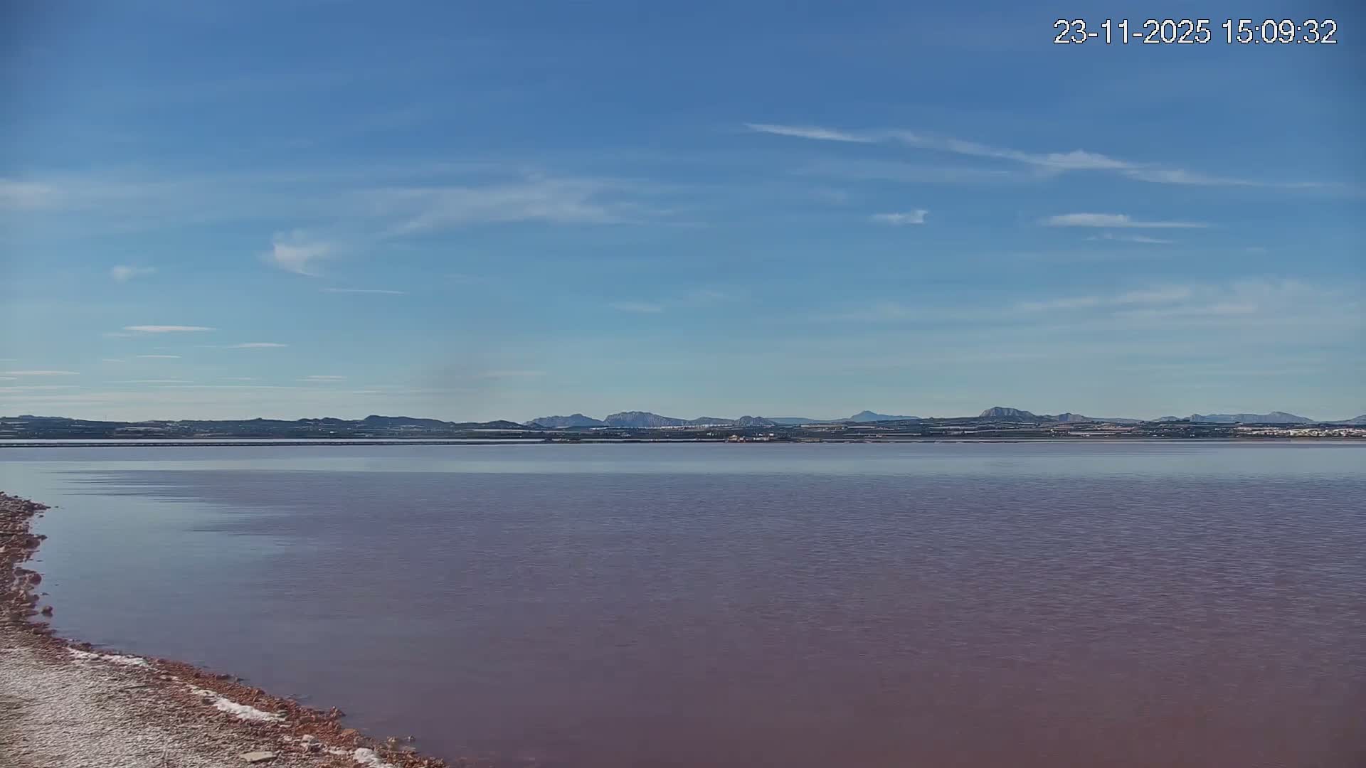 Torrevieja Rosa Lake (Lago Rosa) Live Cam - Torrevieja, Alicante, Valencia, Spain