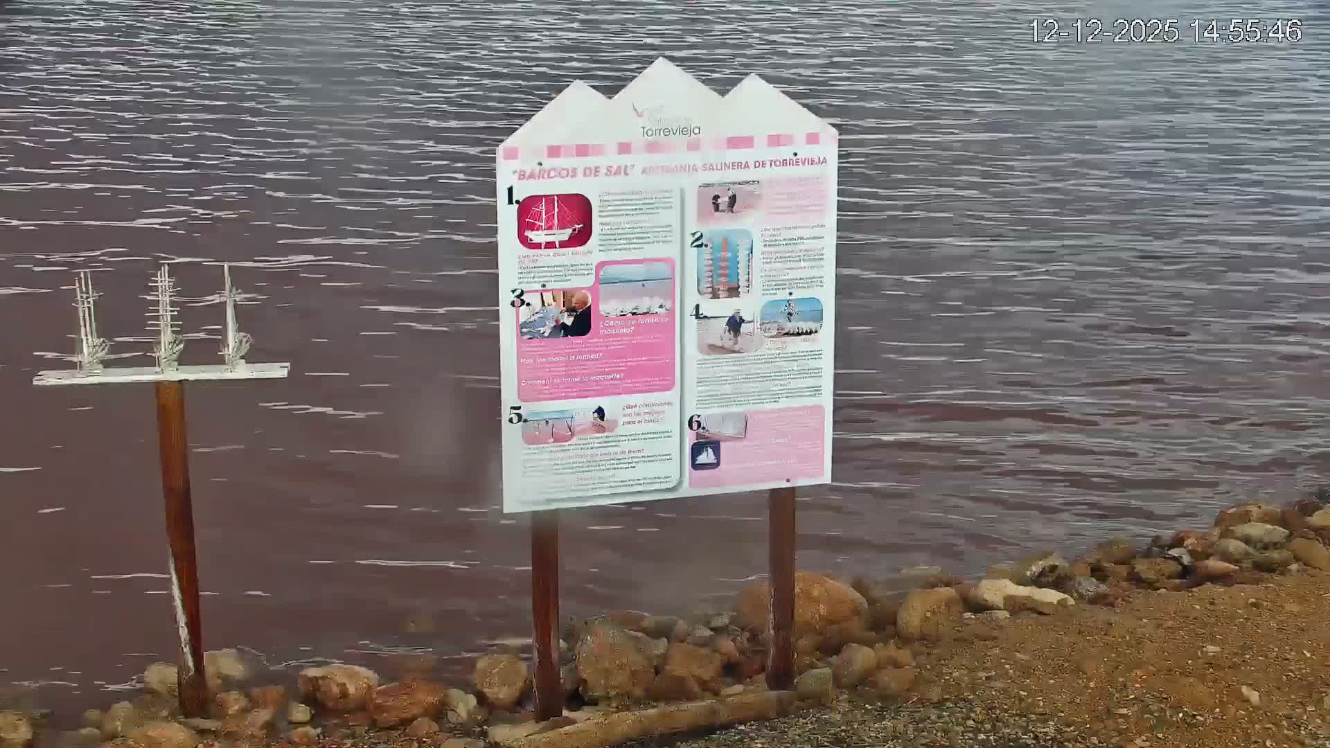 Torrevieja Rosa Lake (Lago Rosa) Live Cam - Torrevieja, Alicante, Valencia, Spain