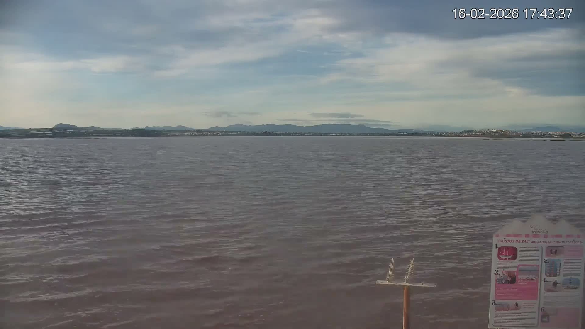 Torrevieja Rosa Lake (Lago Rosa) Live Cam - Torrevieja, Alicante, Valencia, Spain