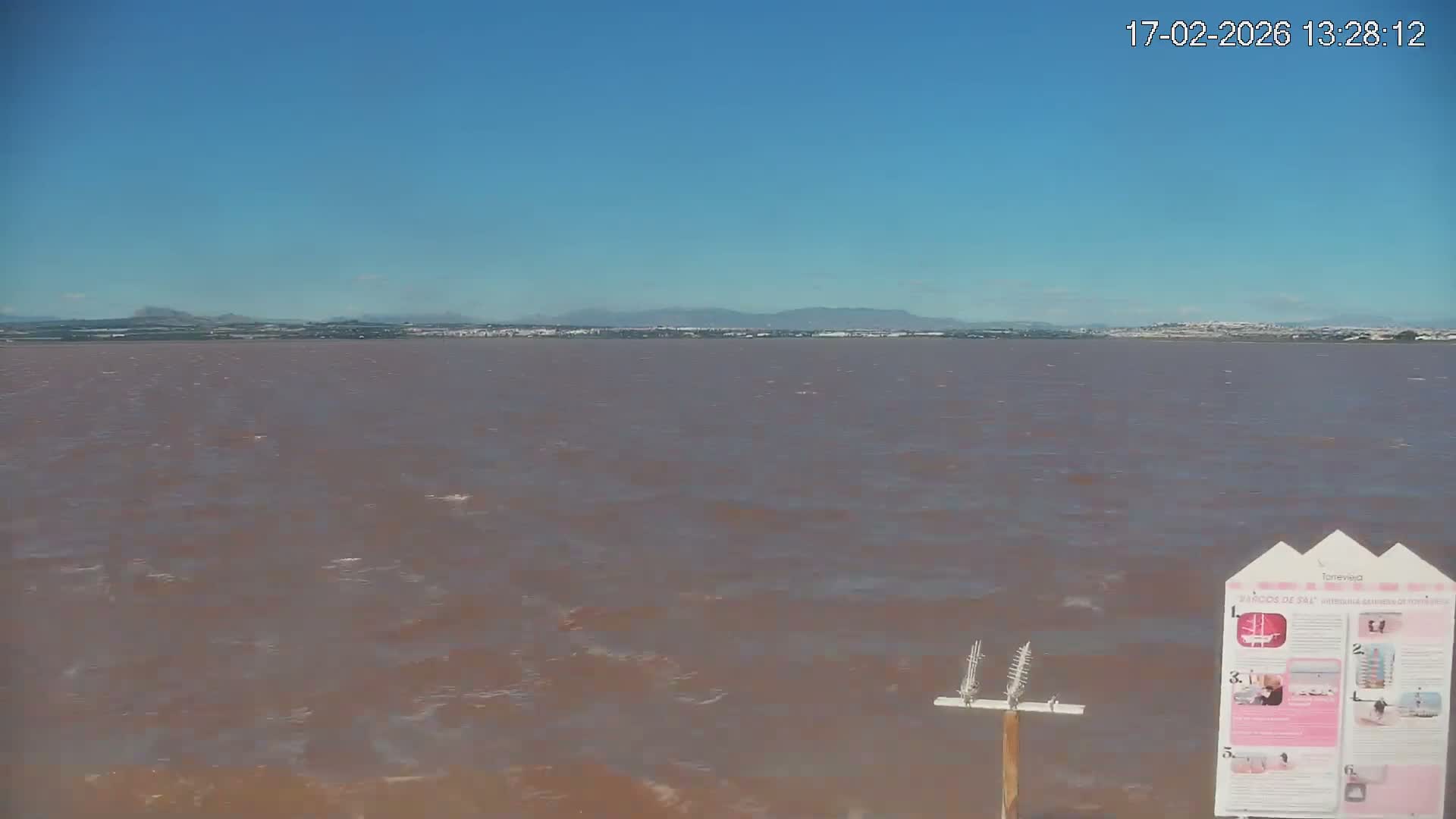 Torrevieja Rosa Lake (Lago Rosa) Live Cam - Torrevieja, Alicante, Valencia, Spain