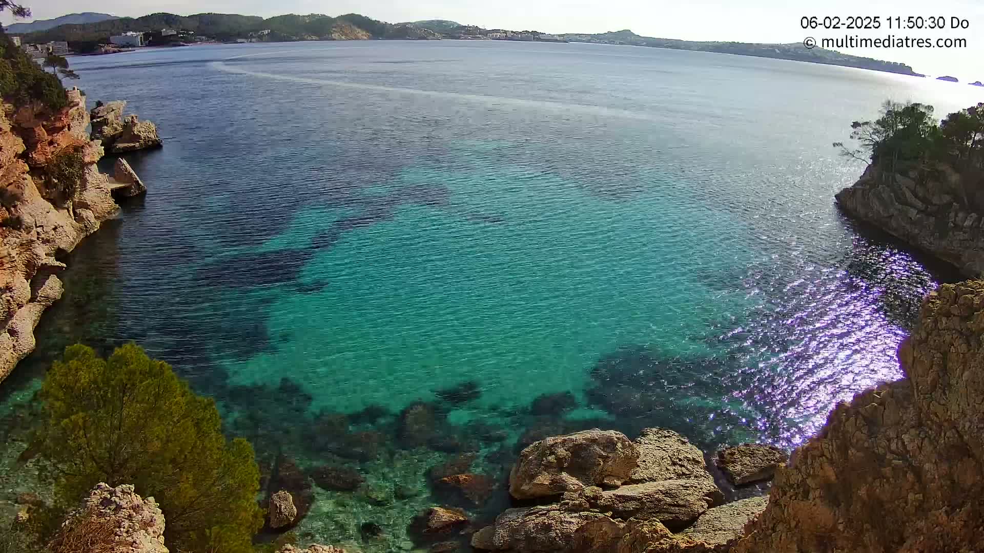 Mallorca Cala Fornells Bay  Live Cam - Balearic Islands, Spain
