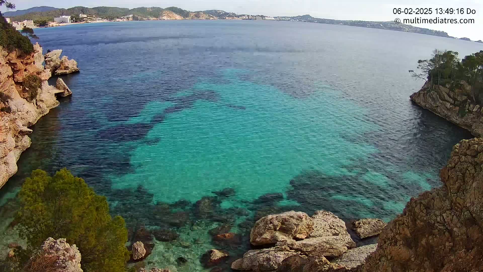 Mallorca Cala Fornells Bay  Live Cam - Balearic Islands, Spain