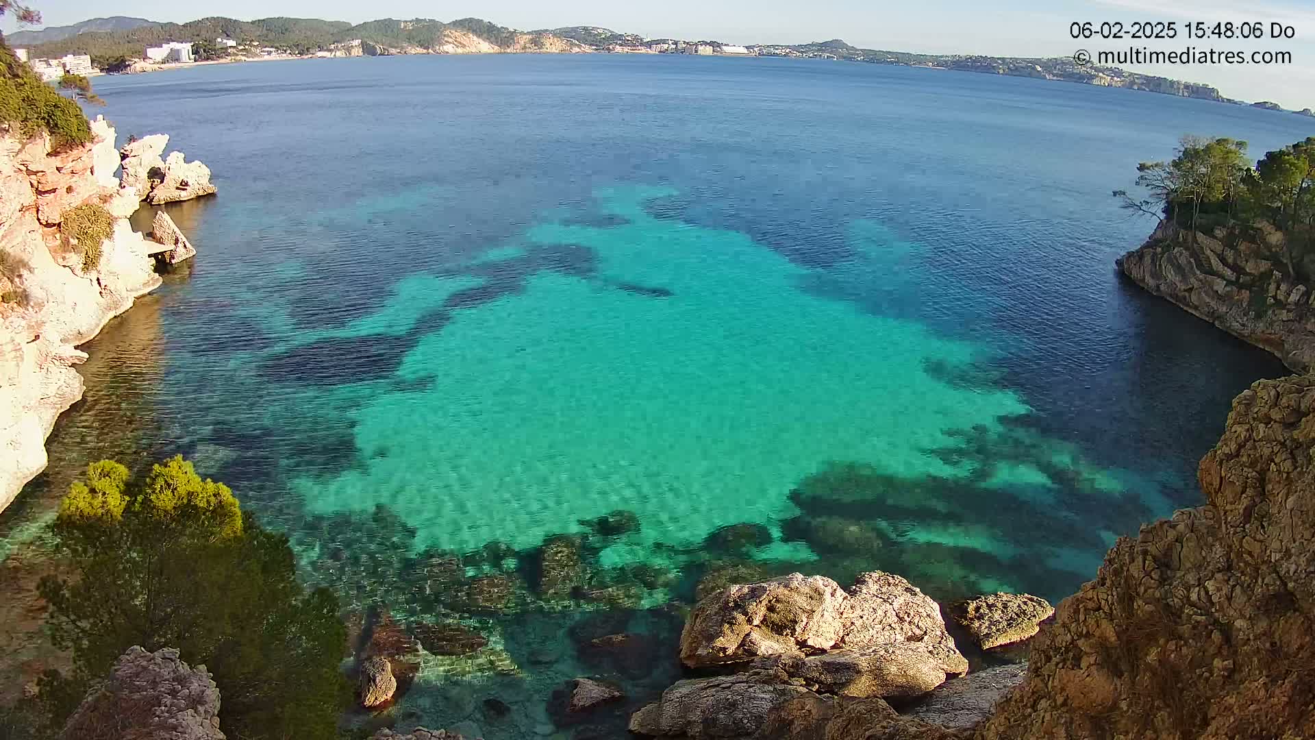 Mallorca Cala Fornells Bay  Live Cam - Balearic Islands, Spain