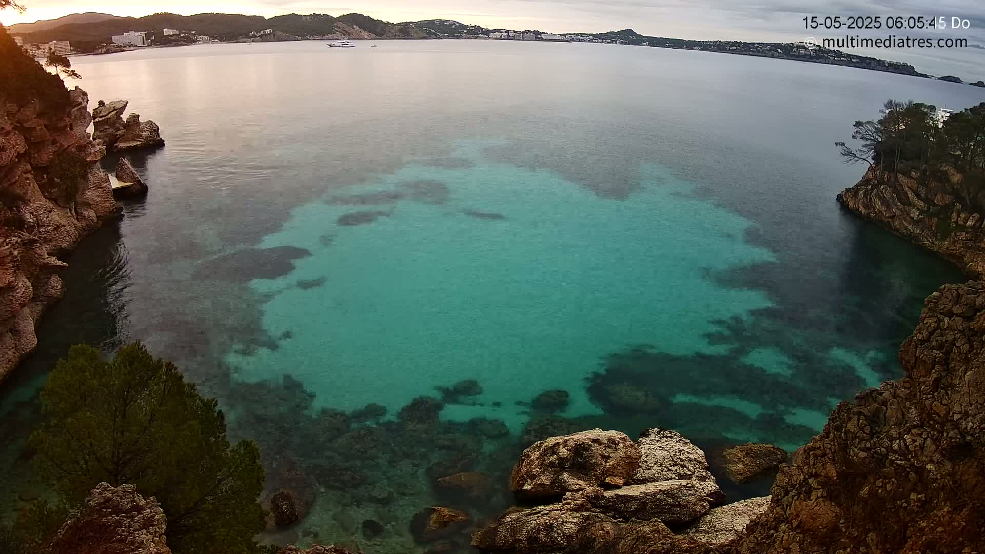 Mallorca Cala Fornells Bay  Live Cam - Balearic Islands, Spain