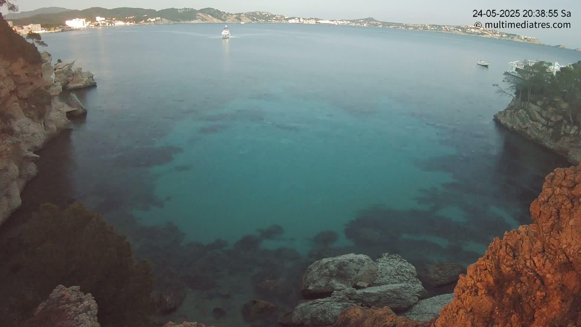 Mallorca Cala Fornells Bay  Live Cam - Balearic Islands, Spain