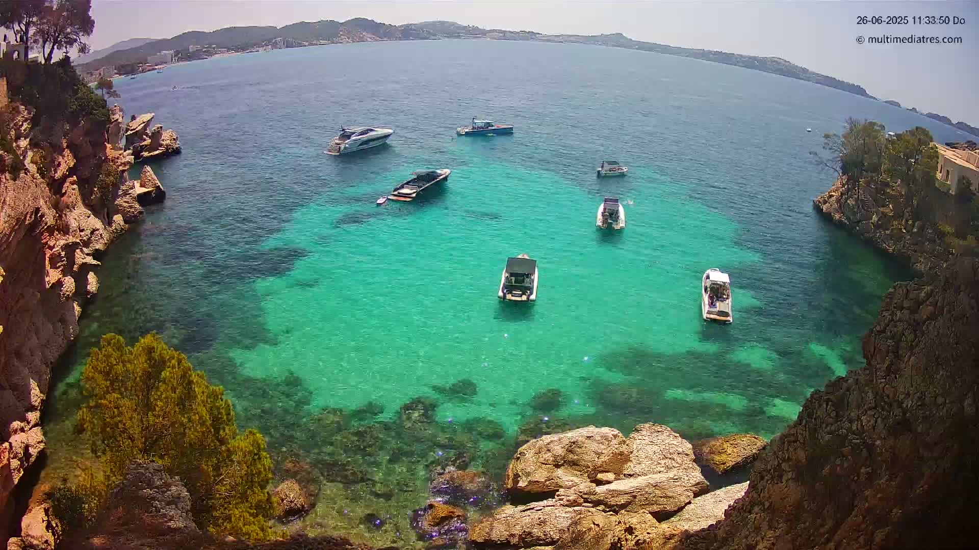 Mallorca Cala Fornells Bay  Live Cam - Balearic Islands, Spain