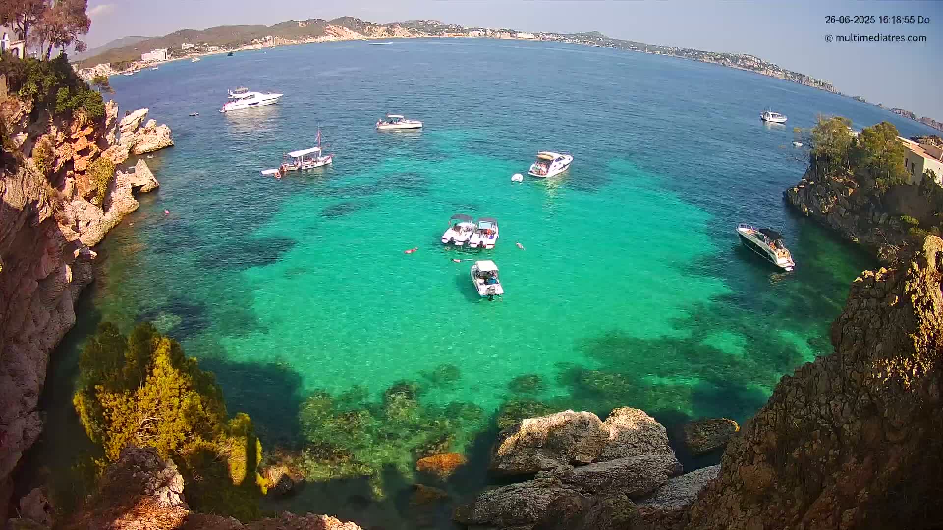 Mallorca Cala Fornells Bay  Live Cam - Balearic Islands, Spain