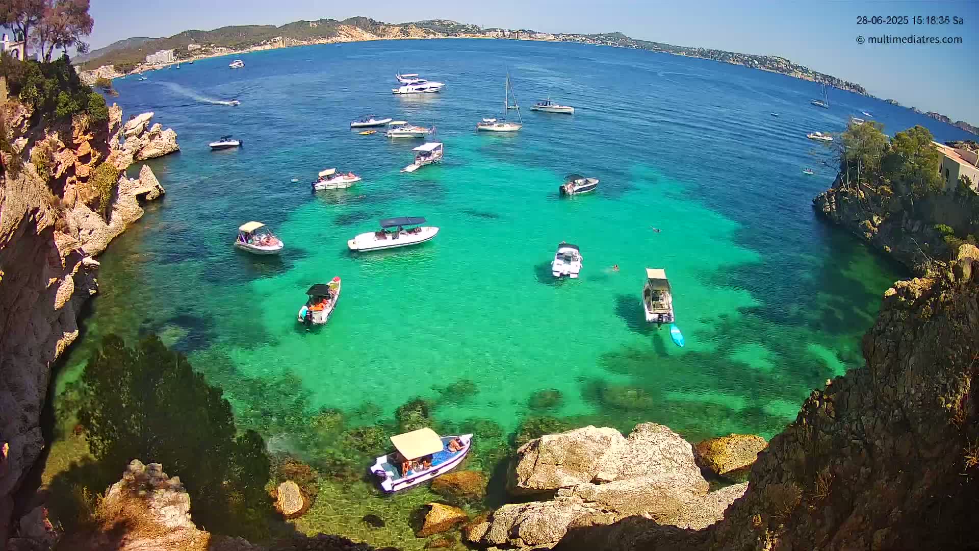 Mallorca Cala Fornells Bay  Live Cam - Balearic Islands, Spain