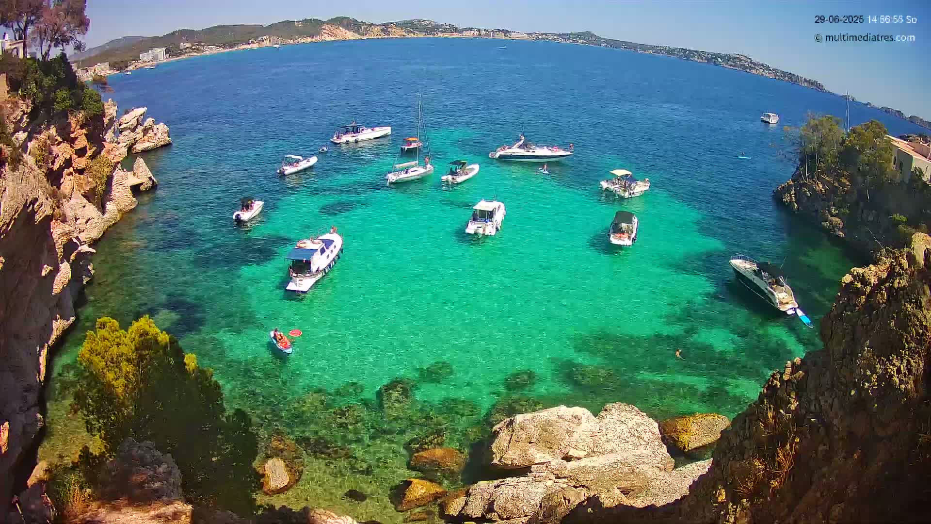 Mallorca Cala Fornells Bay  Live Cam - Balearic Islands, Spain