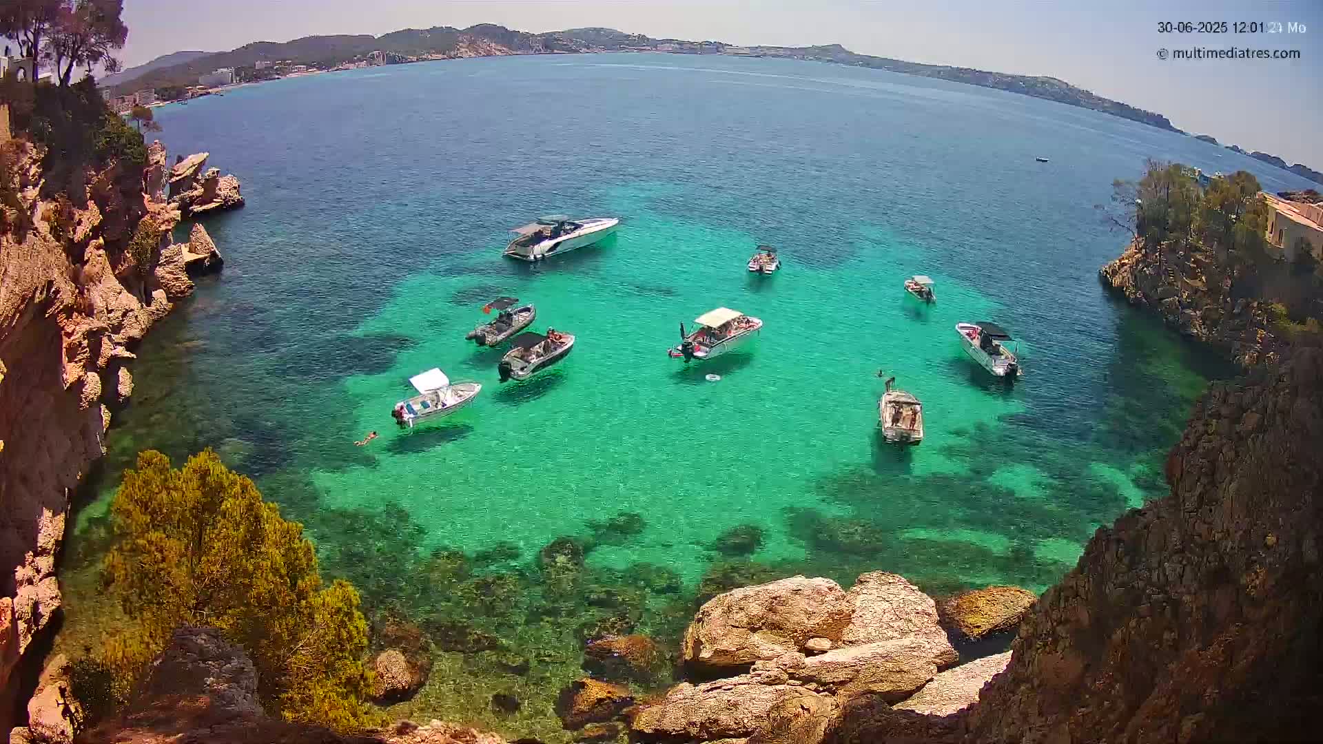 Mallorca Cala Fornells Bay  Live Cam - Balearic Islands, Spain