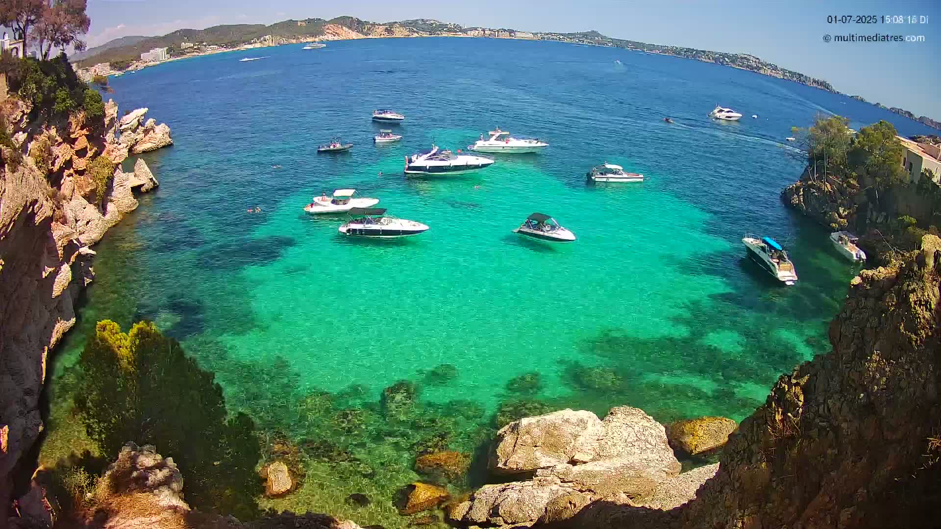 Mallorca Cala Fornells Bay  Live Cam - Balearic Islands, Spain