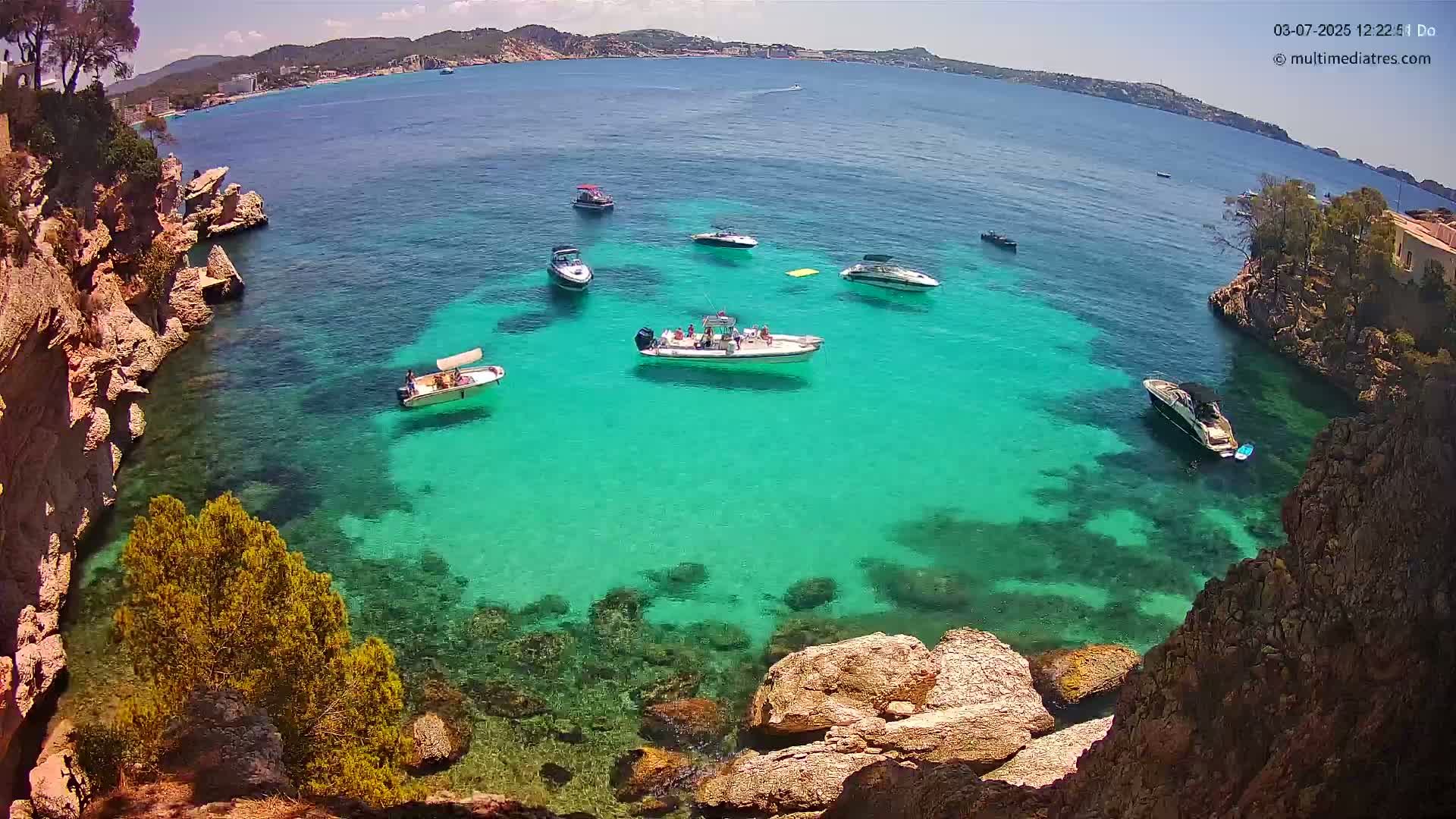 Mallorca Cala Fornells Bay  Live Cam - Balearic Islands, Spain