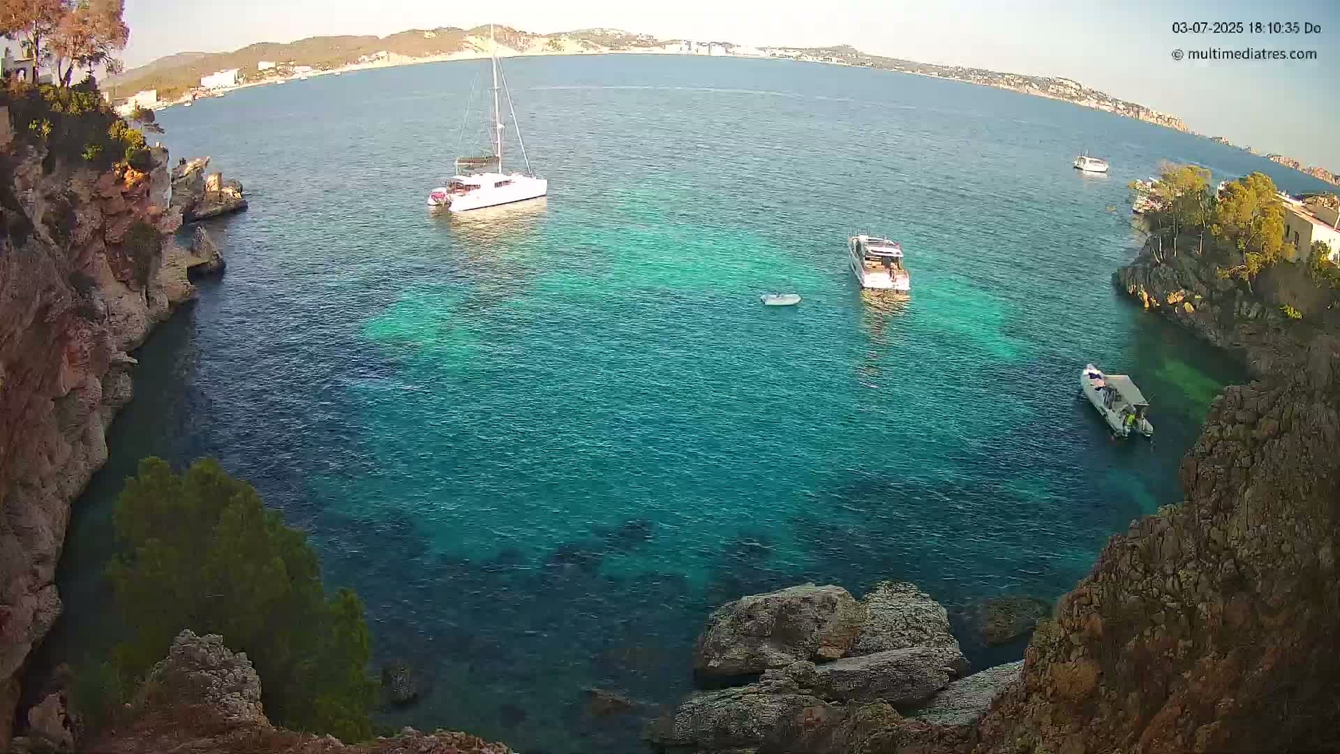 Mallorca Cala Fornells Bay  Live Cam - Balearic Islands, Spain
