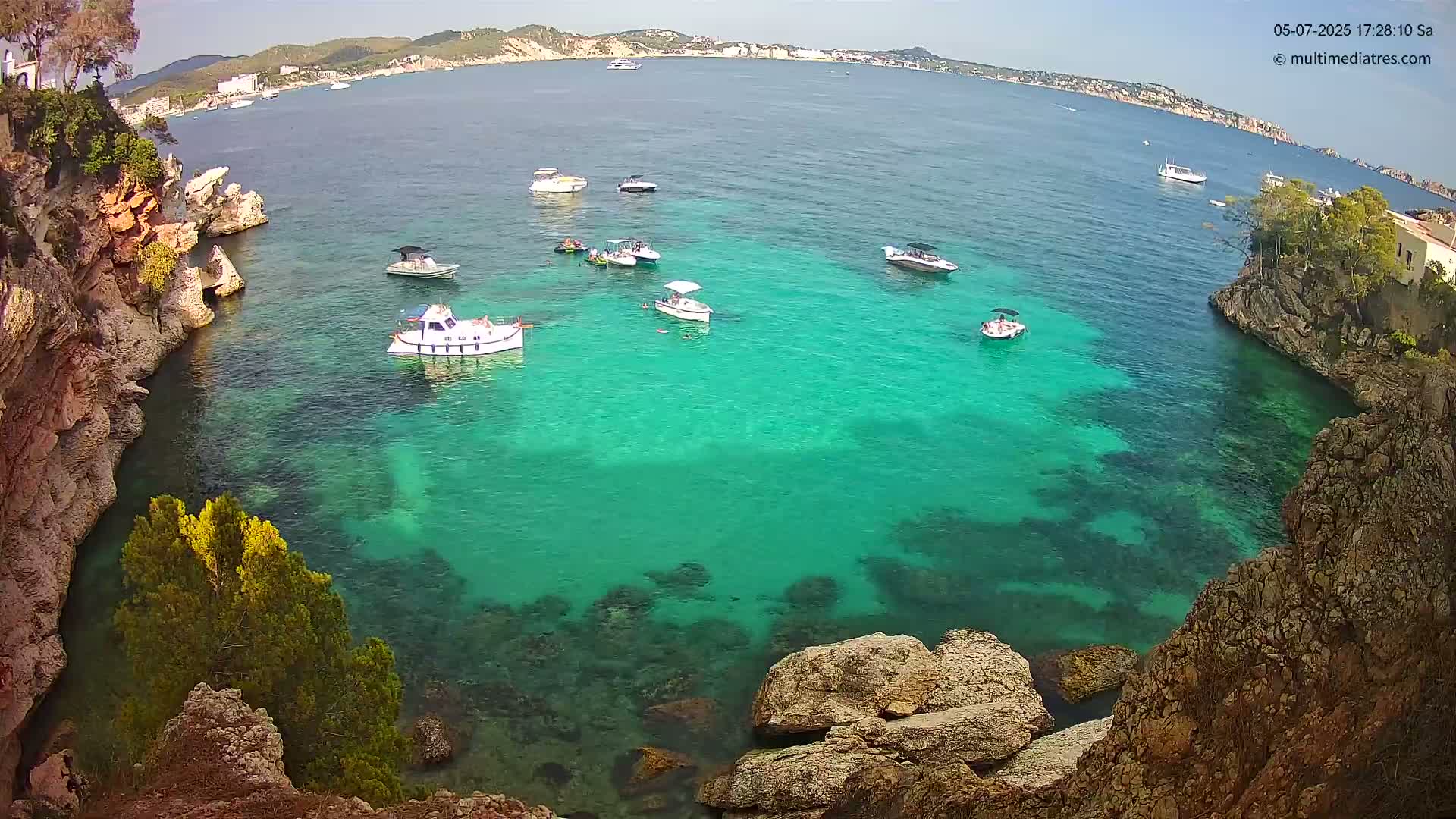 Mallorca Cala Fornells Bay  Live Cam - Balearic Islands, Spain