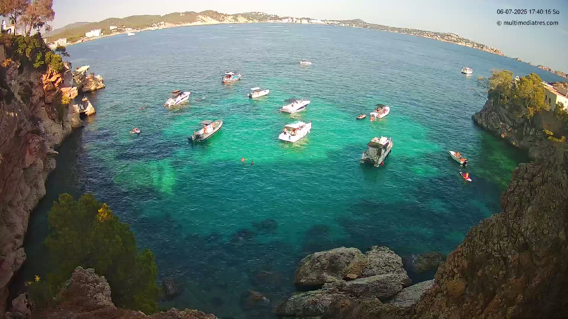 Mallorca Cala Fornells Bay  Live Cam - Balearic Islands, Spain