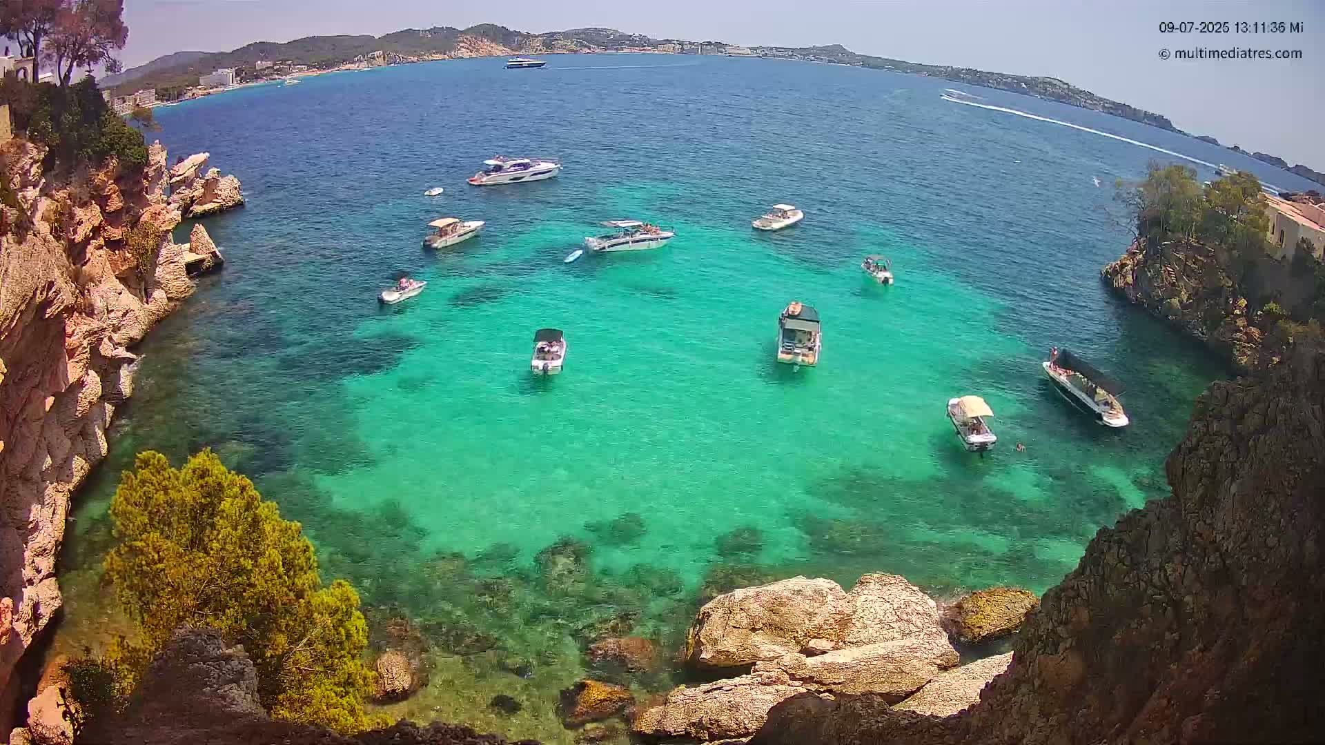 Mallorca Cala Fornells Bay  Live Cam - Balearic Islands, Spain