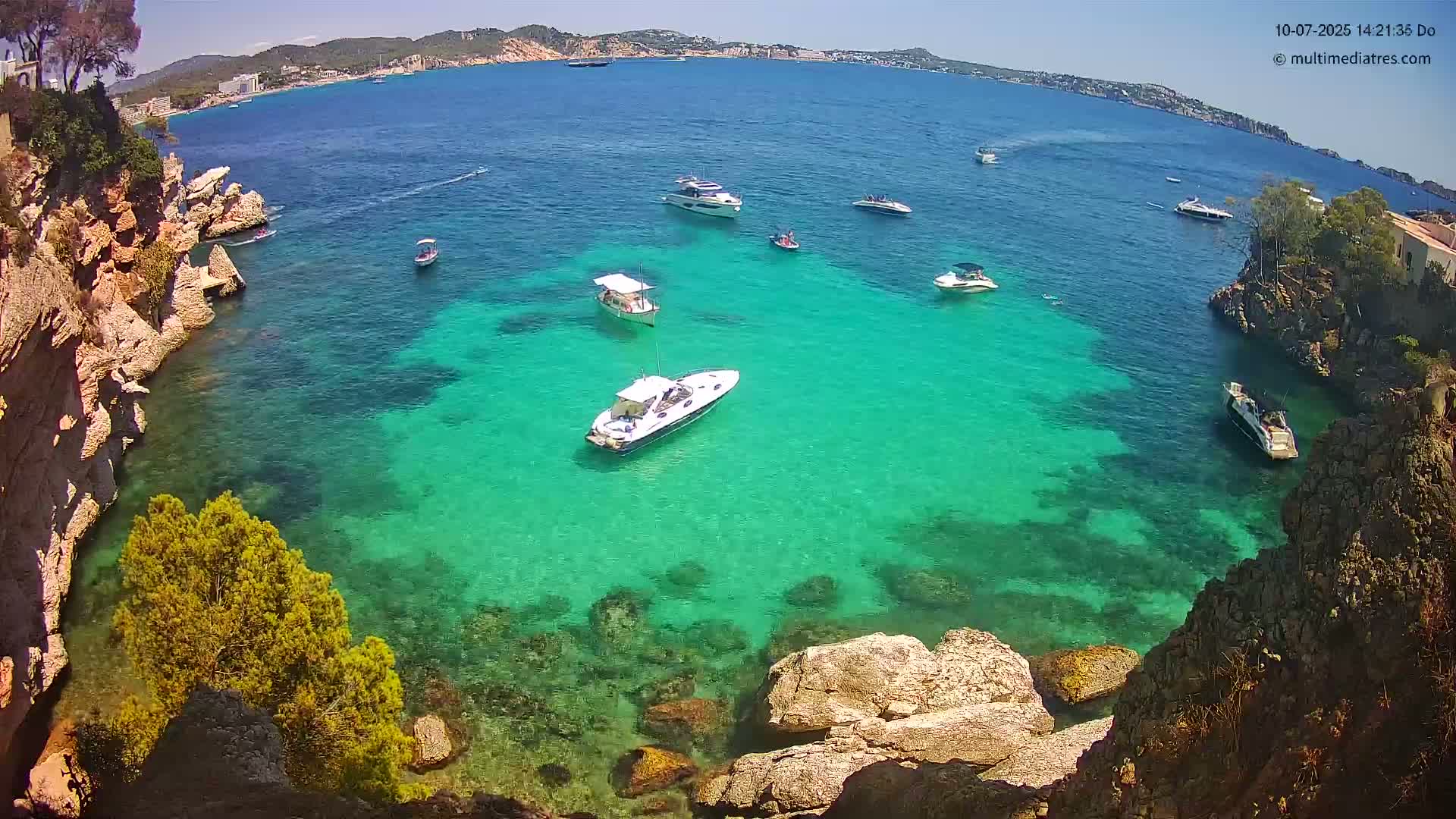 Mallorca Cala Fornells Bay  Live Cam - Balearic Islands, Spain