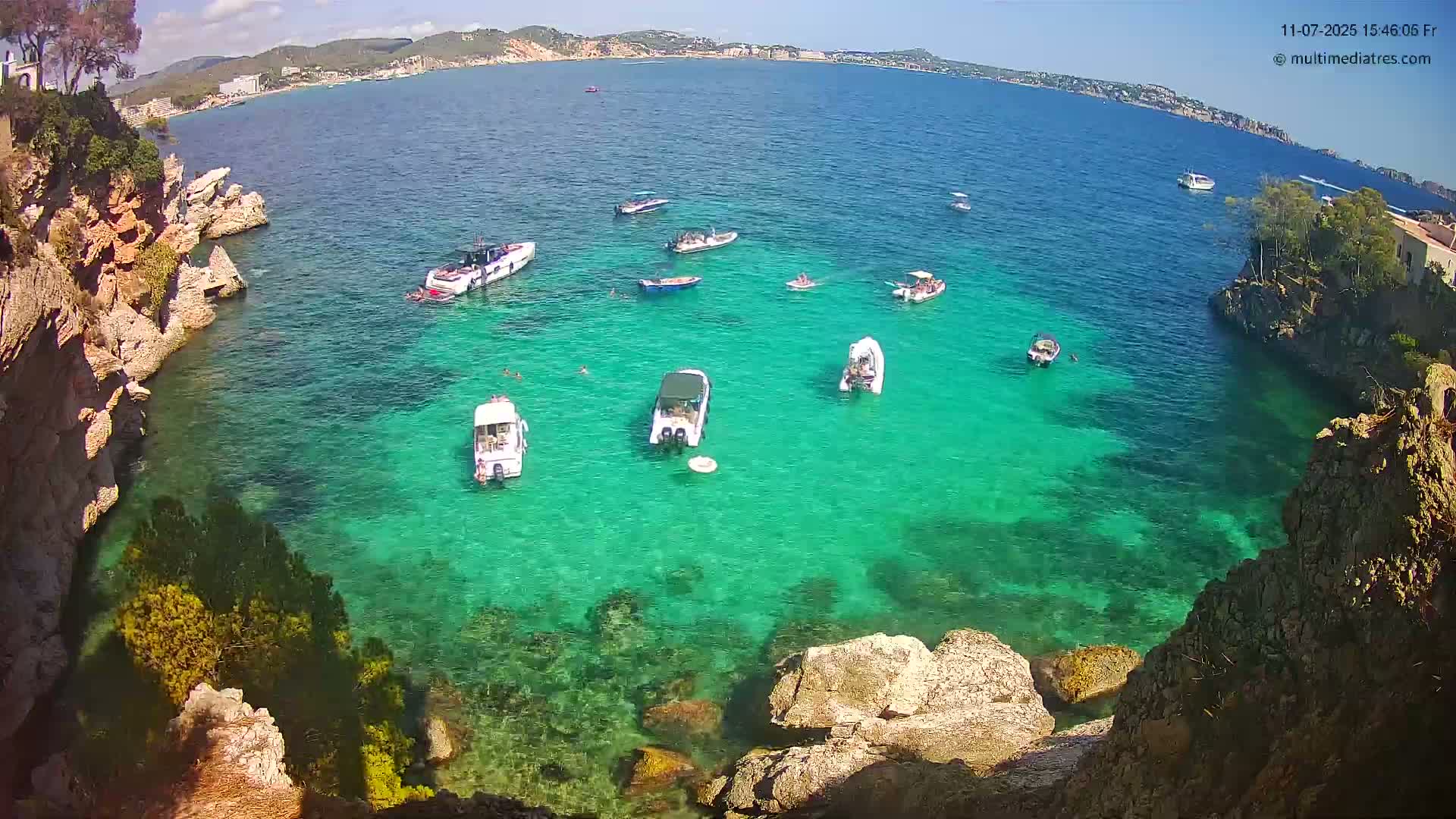 Mallorca Cala Fornells Bay  Live Cam - Balearic Islands, Spain