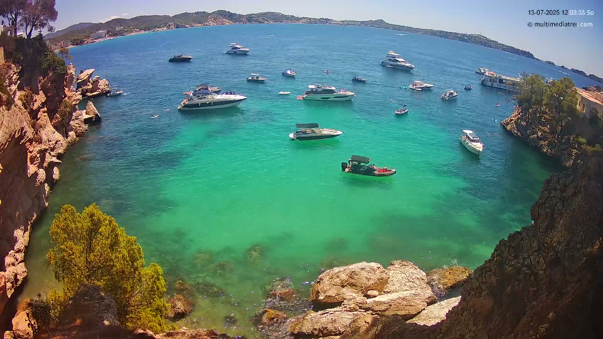Mallorca Cala Fornells Bay  Live Cam - Balearic Islands, Spain