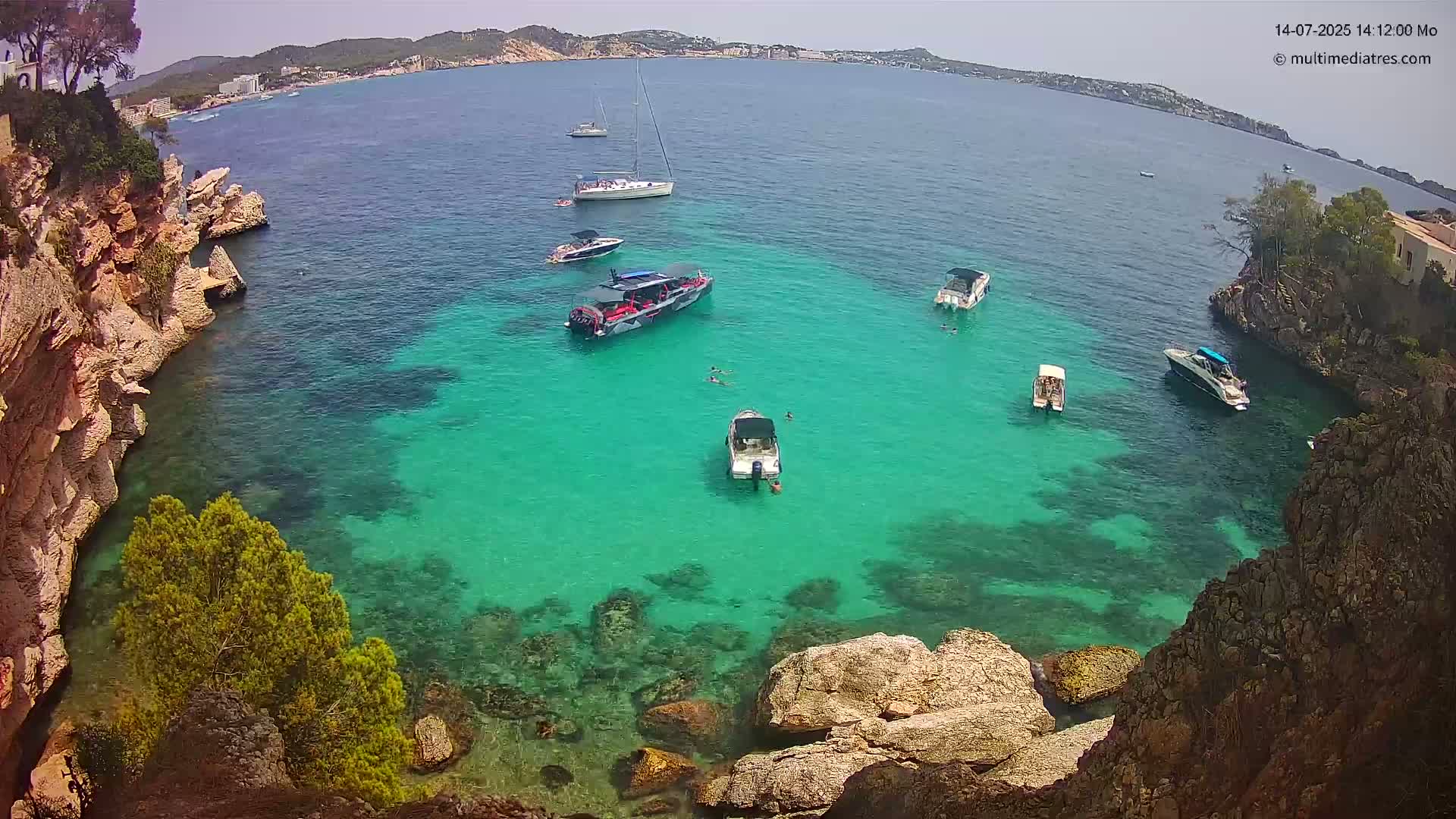 Mallorca Cala Fornells Bay  Live Cam - Balearic Islands, Spain
